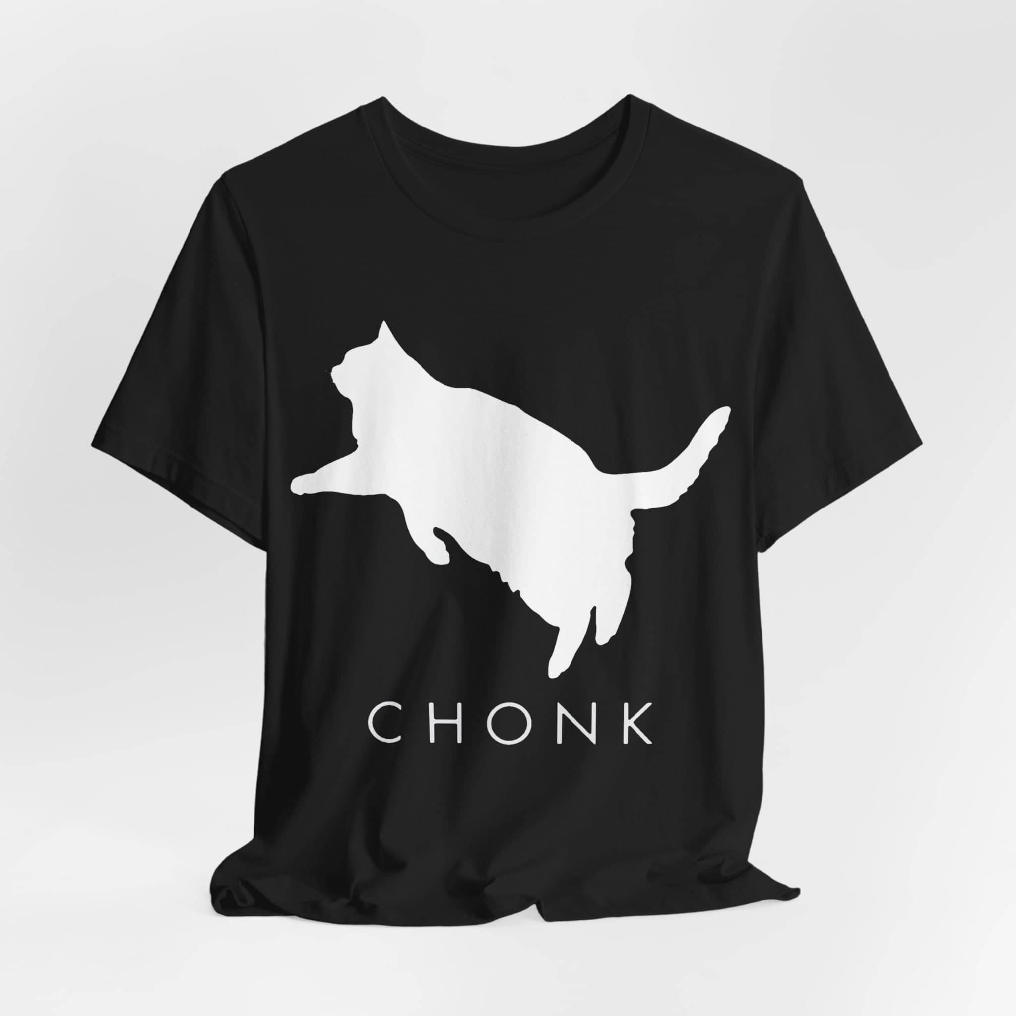 Chonk Cat Silhouette Tee