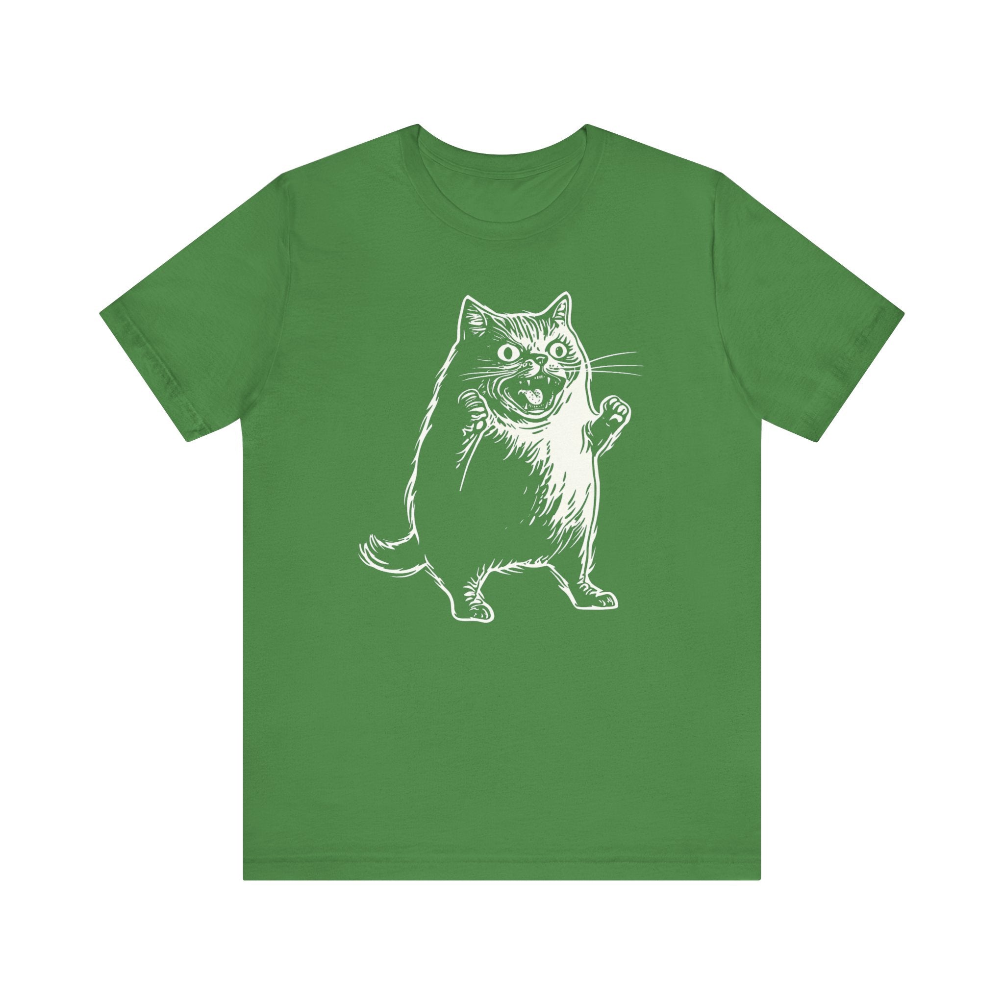 Crazy Cat T-Shirt Funny and Quirky Design