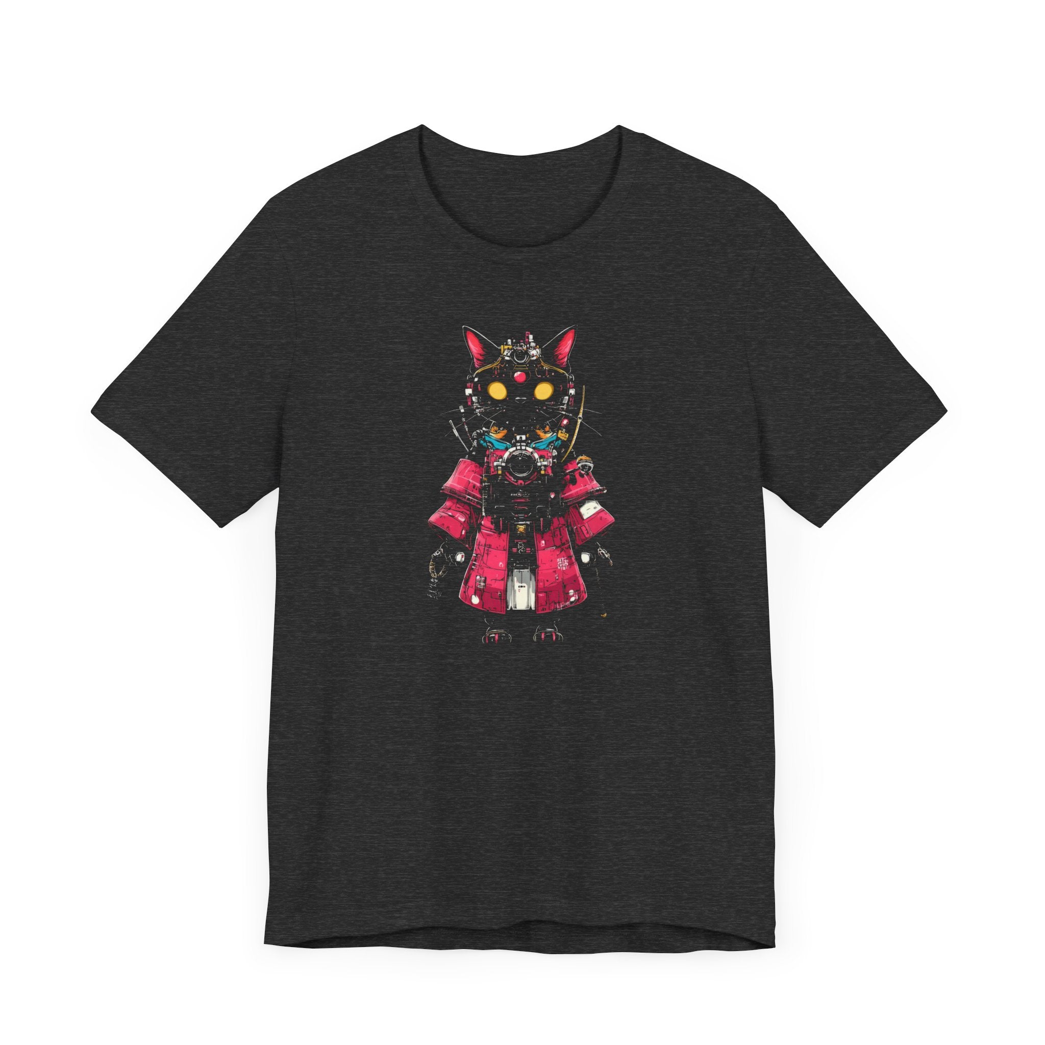 Cyber Samurai Cat T-Shirt