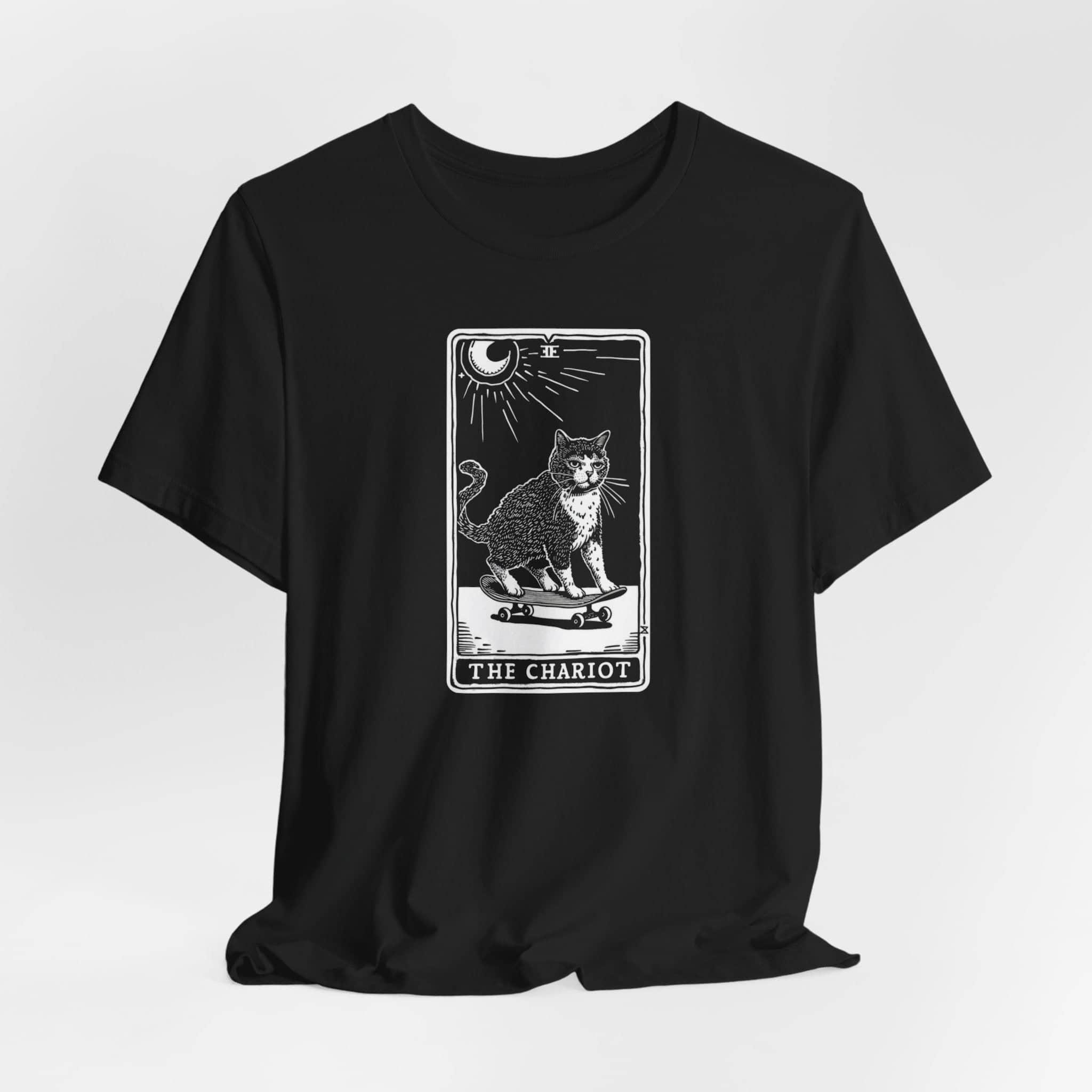 The Chariot Tarot Cat T-Shirt