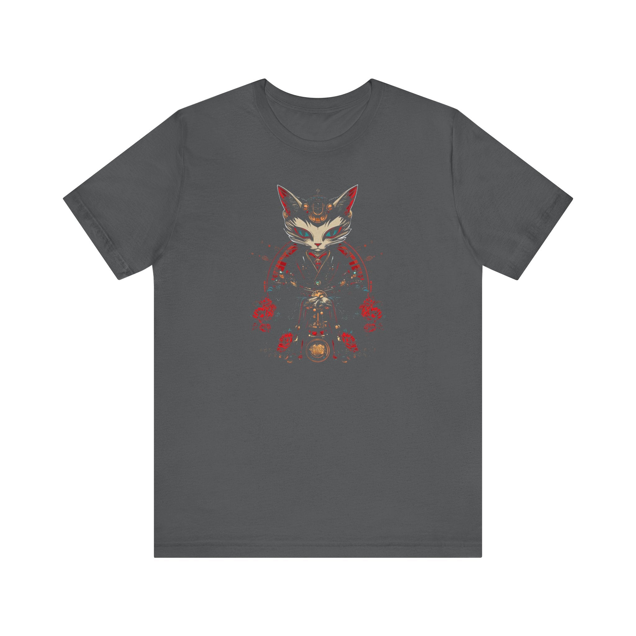 Mystical Samurai Cat T-Shirt