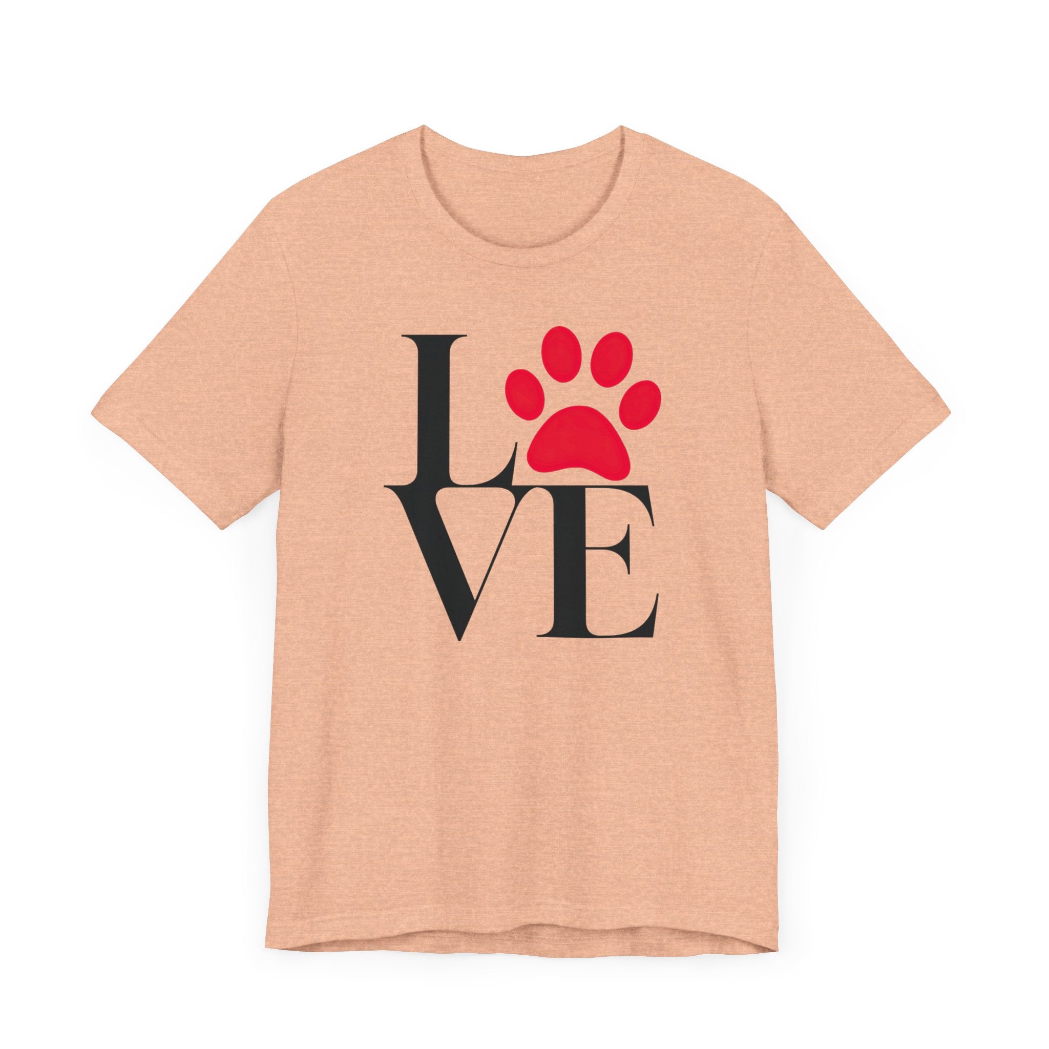 Love Paw Print Animal Lover T-Shirt