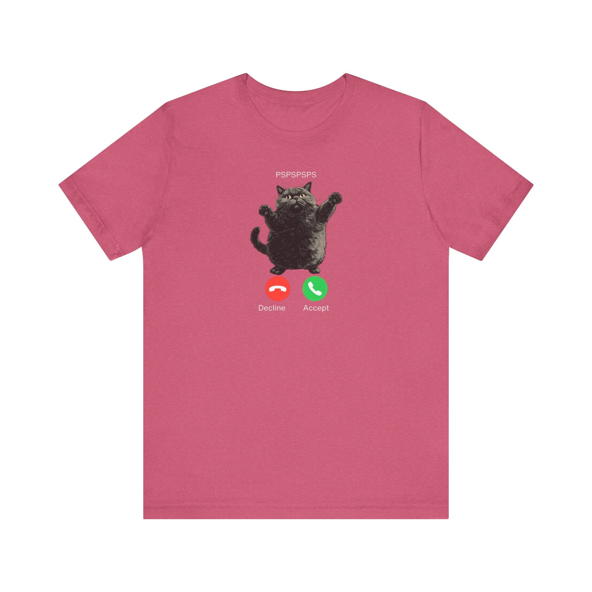 PSPSPSPS Cat Phone Call T-Shirt