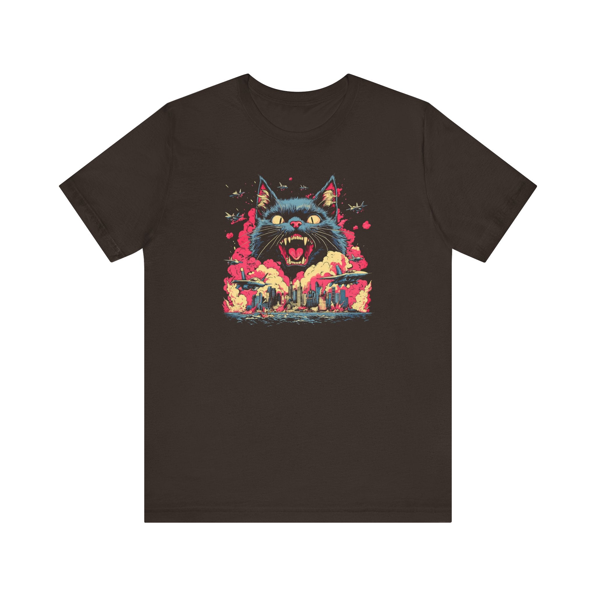 Catzilla Rampage T-Shirt Epic Cat City Destruction Design