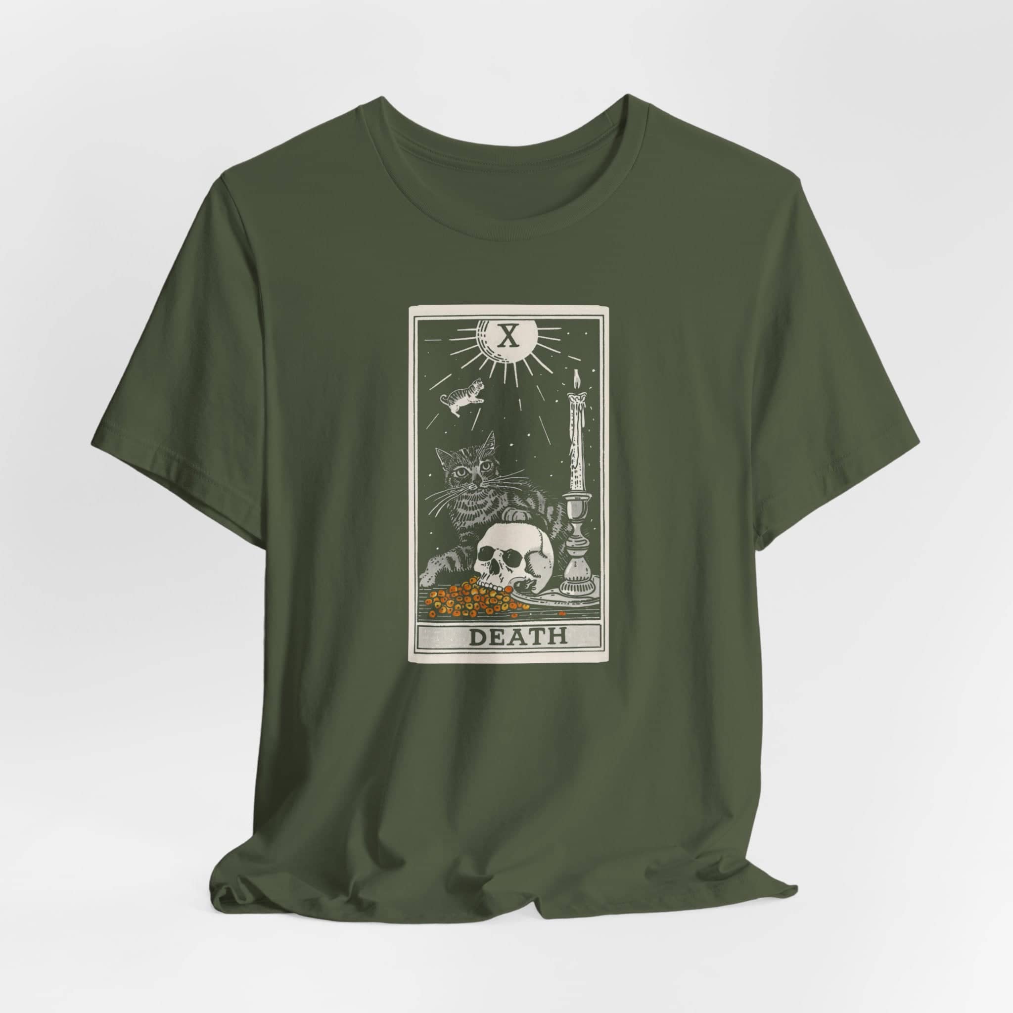 The Death Tarot Cat T-Shirt