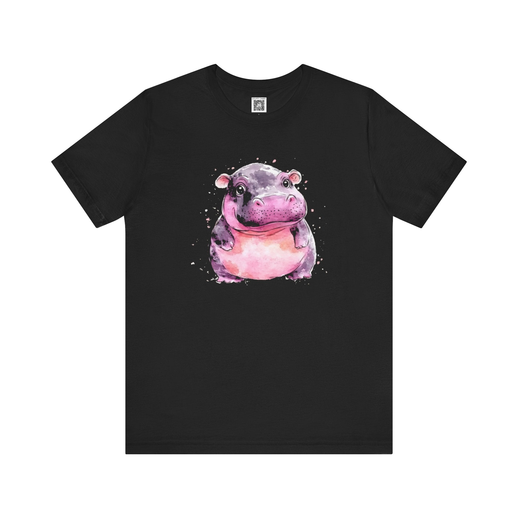 Cute Hippo Graphic T-Shirt