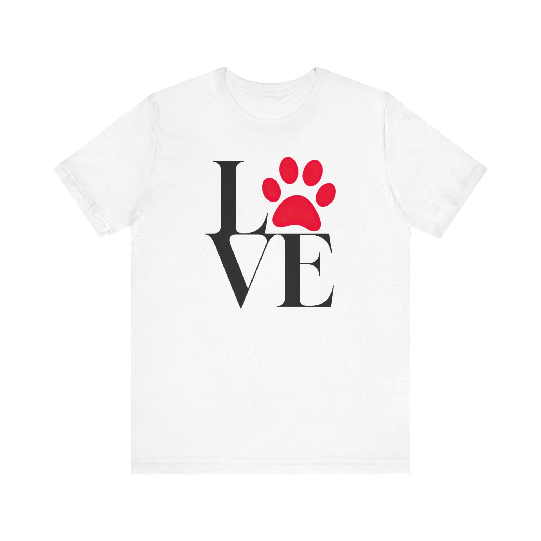 Love Paw Print Animal Lover T-Shirt