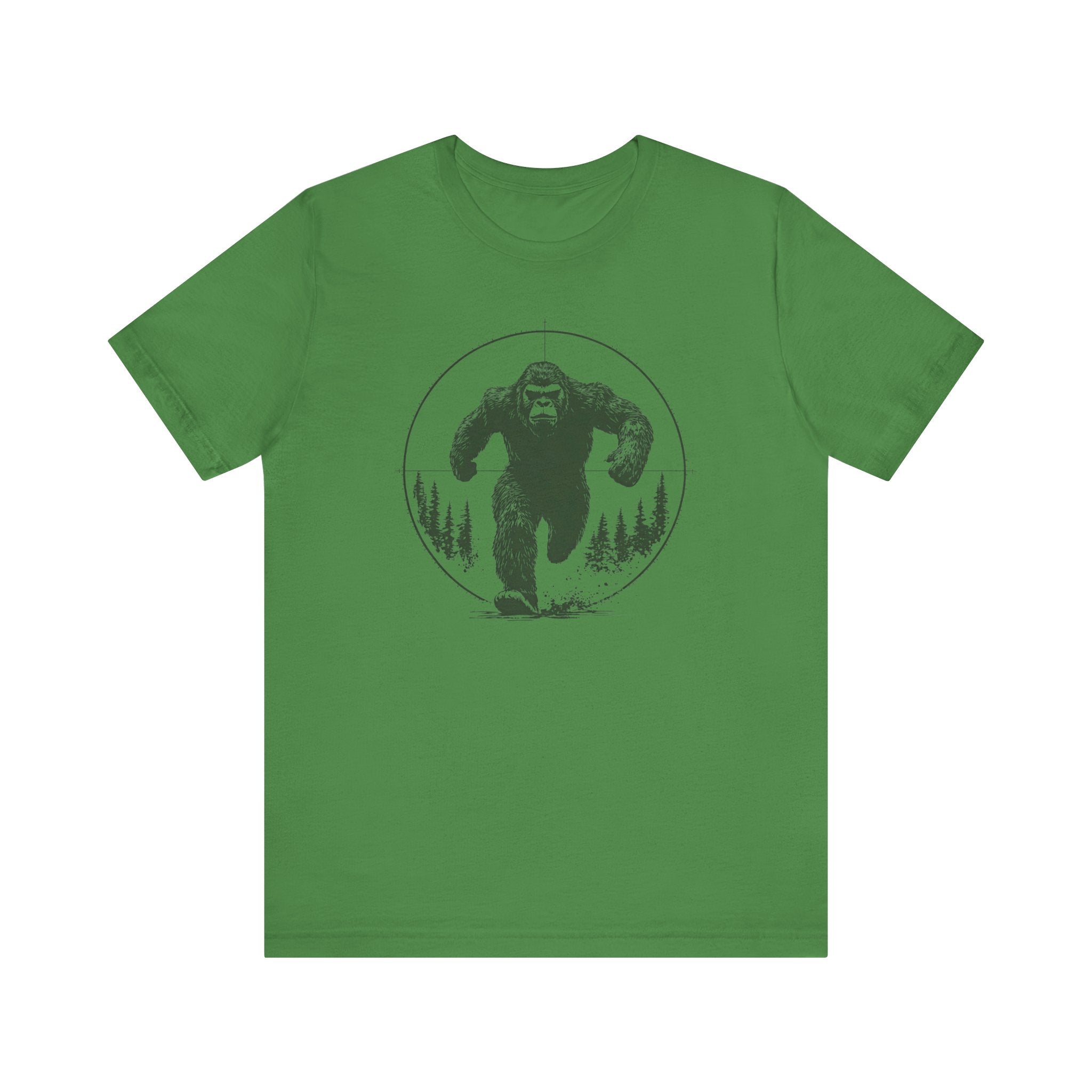 Bigfoot in Crosshairs T-Shirt Funny Adventure Design