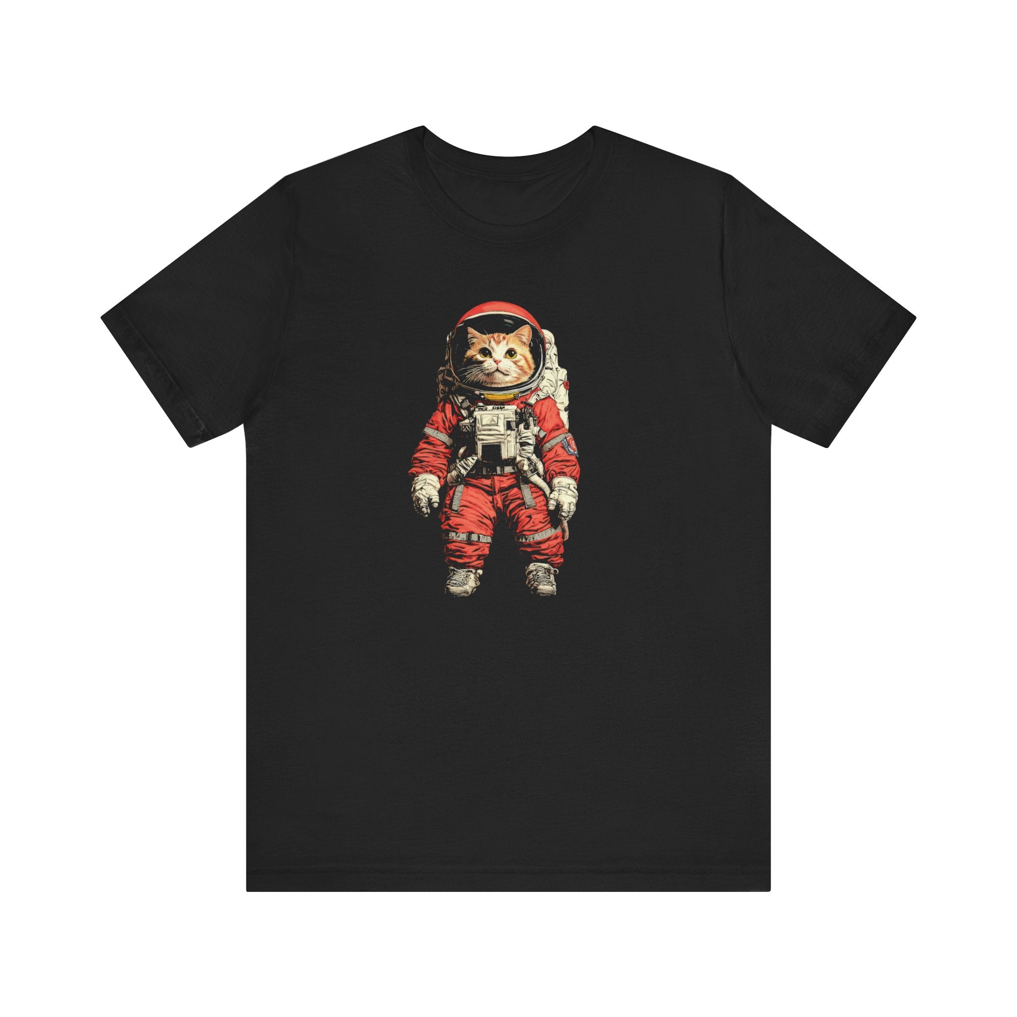 Courageous Cat Astronaut Graphic Tee