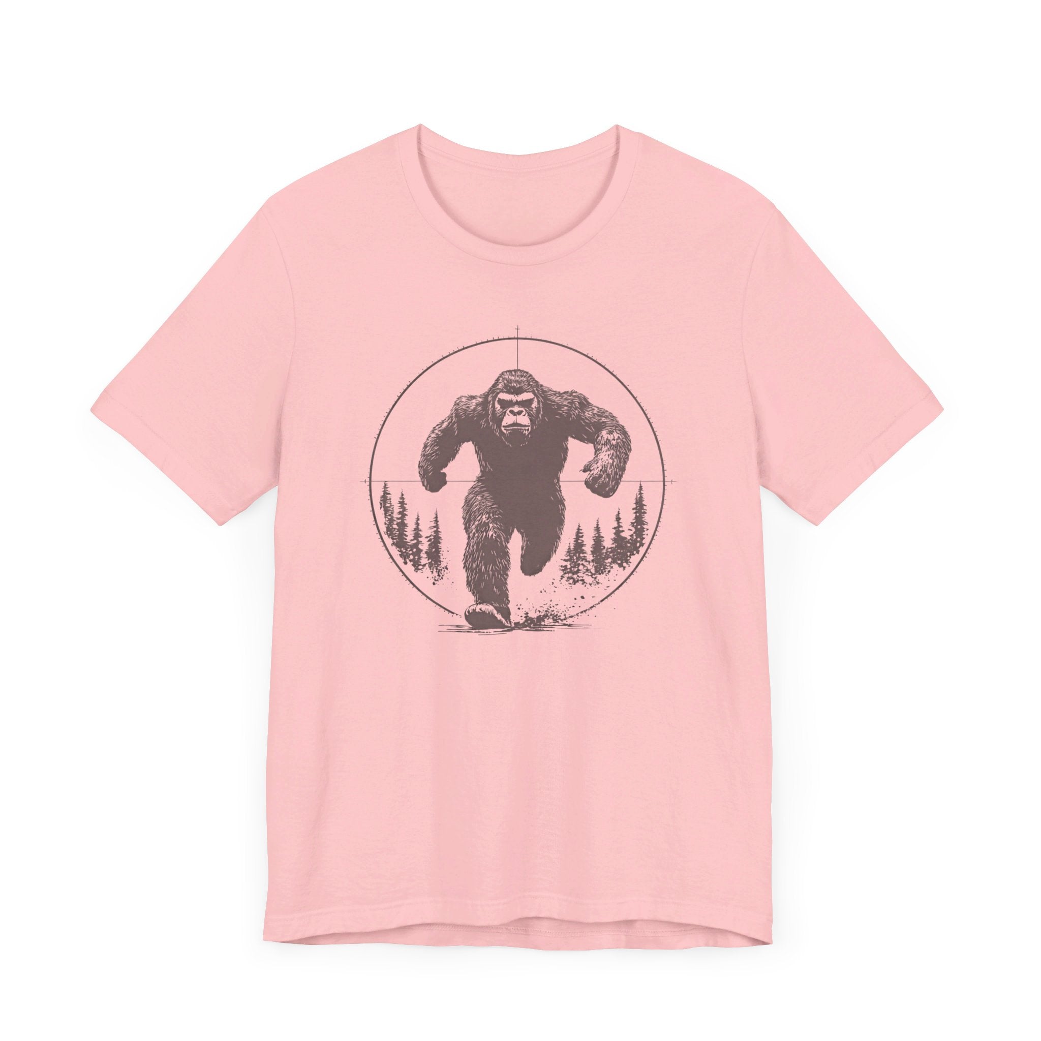 Bigfoot in Crosshairs T-Shirt Funny Adventure Design