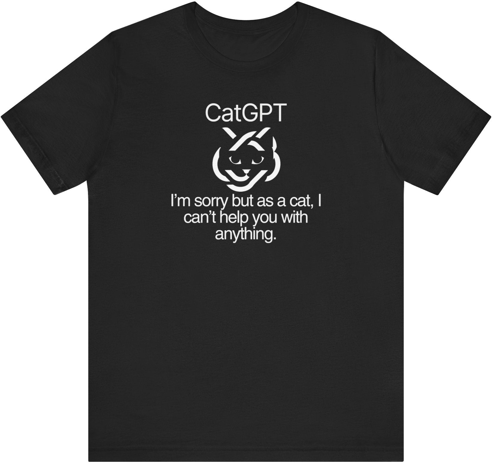 CatGPT Funny Cat T-Shirt