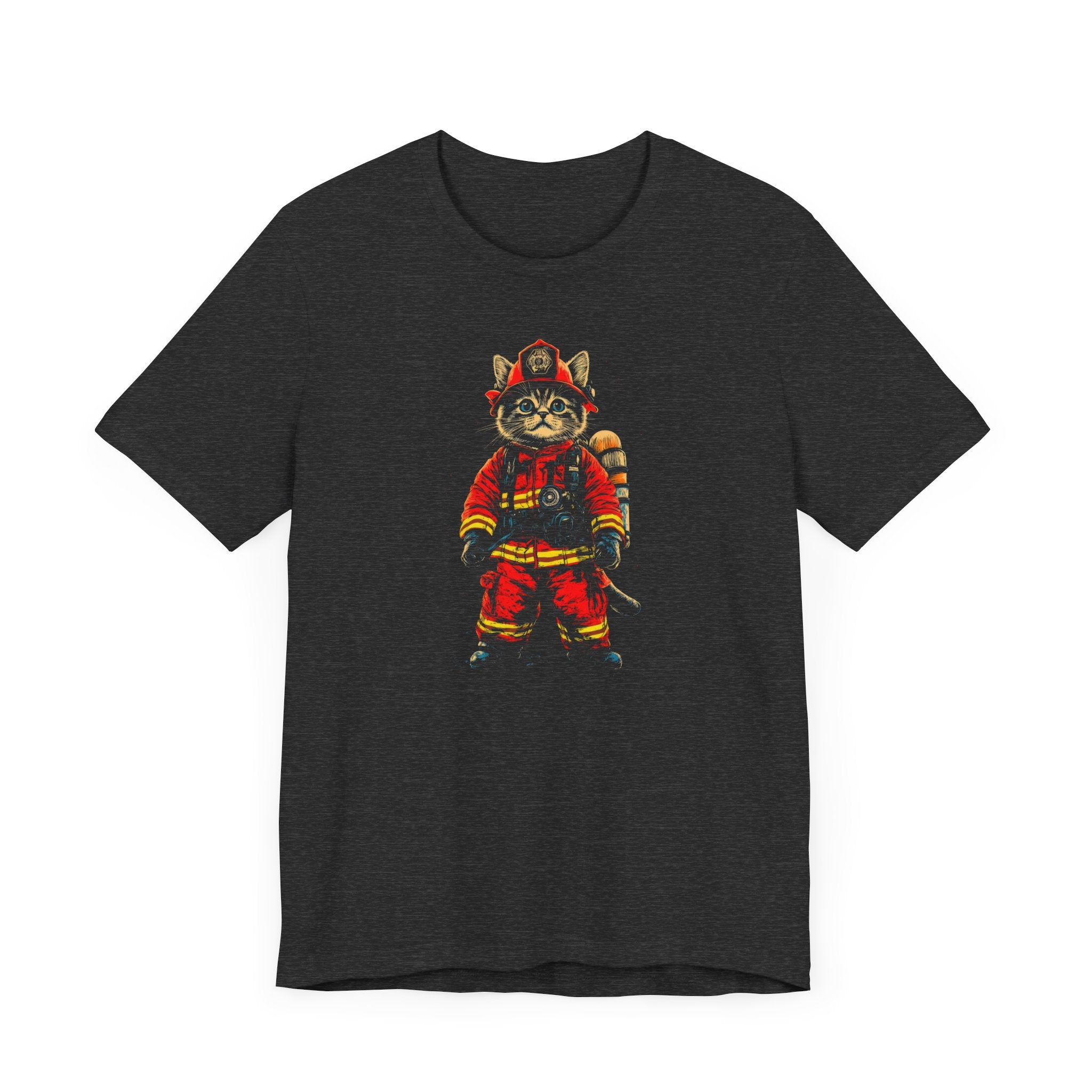 Firefighter Cat T-Shirt