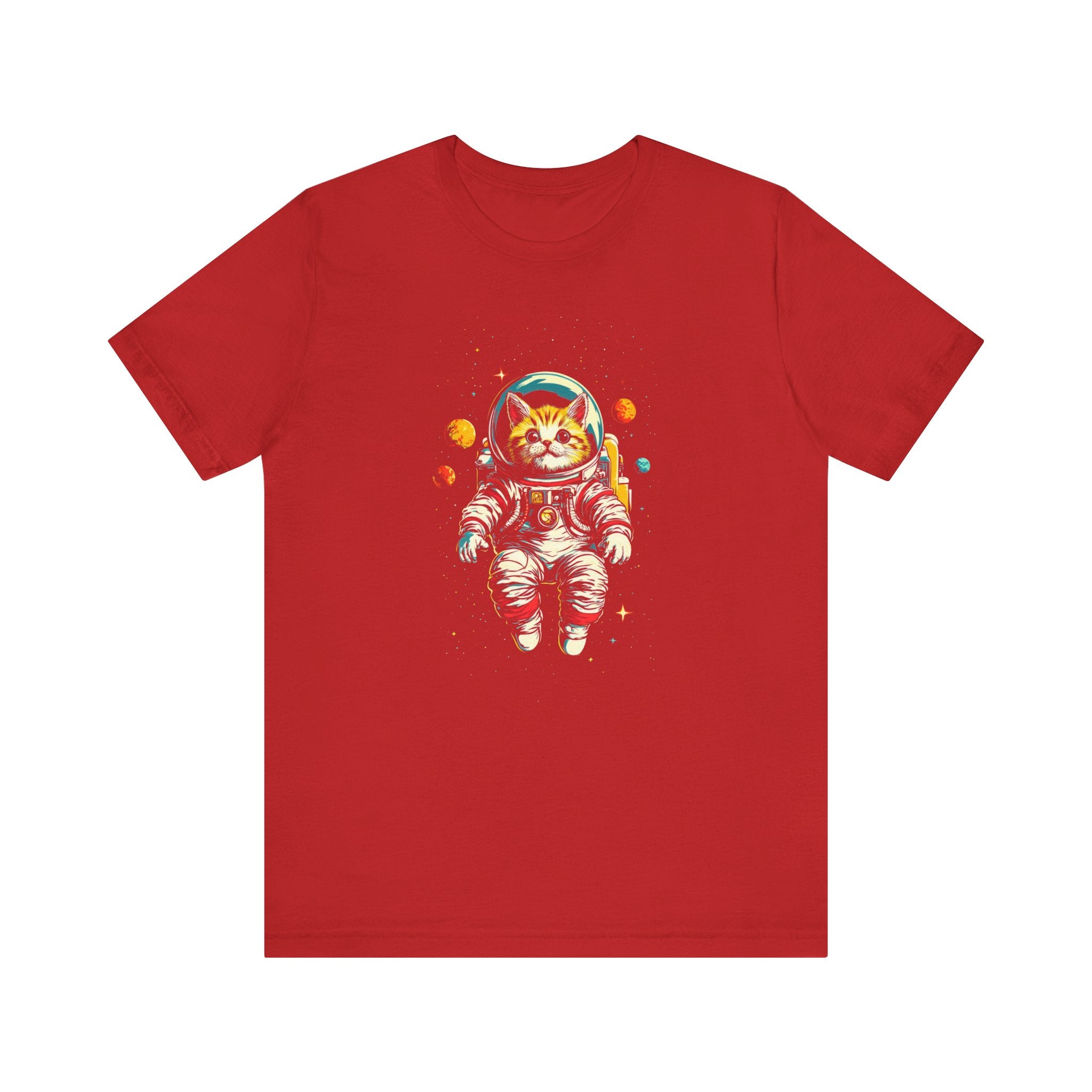 Astronaut Cat in Space T-Shirt