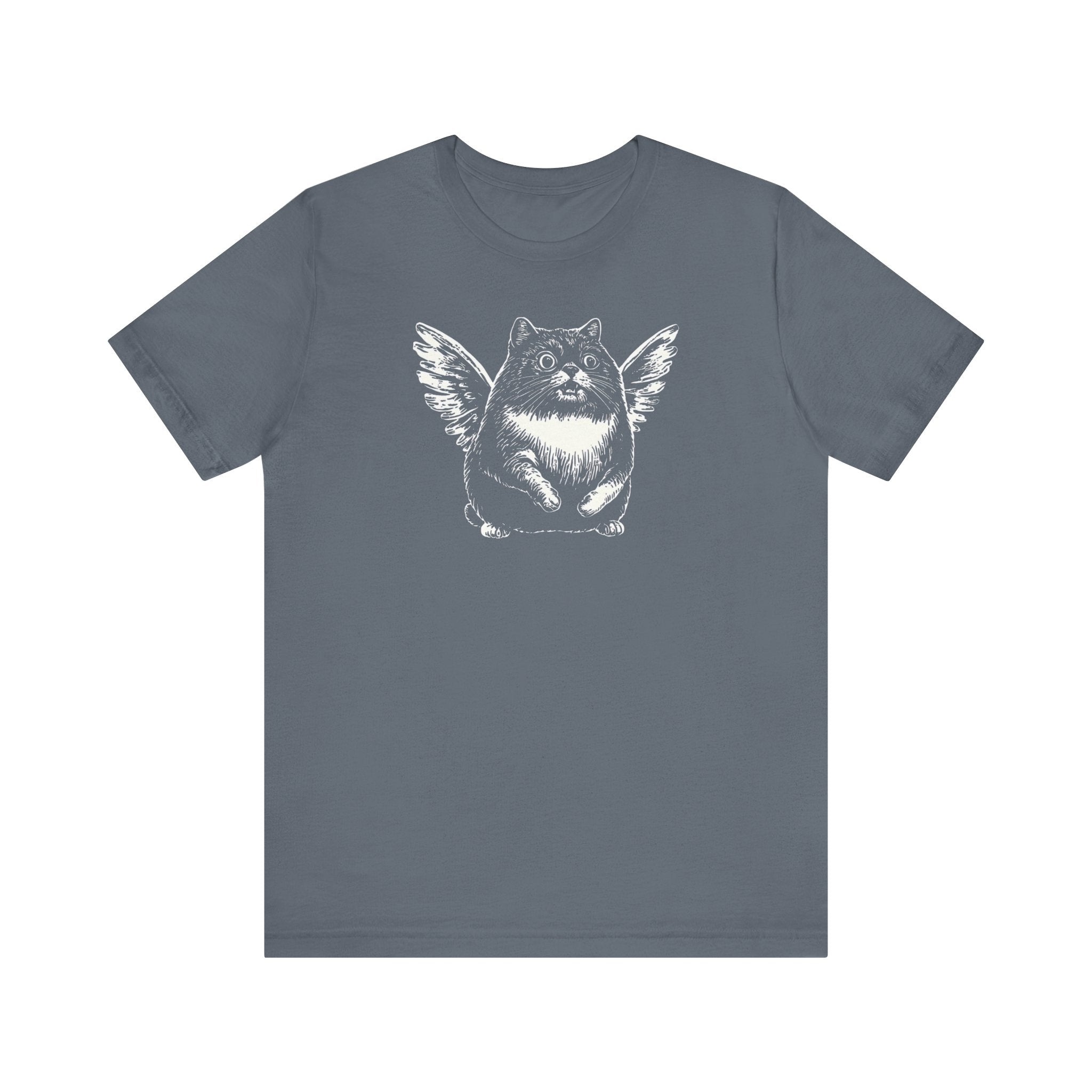 Whimsical Winged Cat T-Shirt