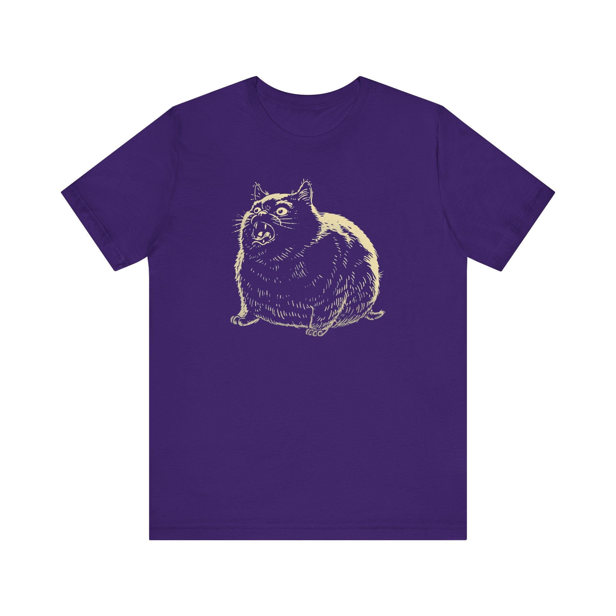 Angry Cat Vintage Style T-Shirt