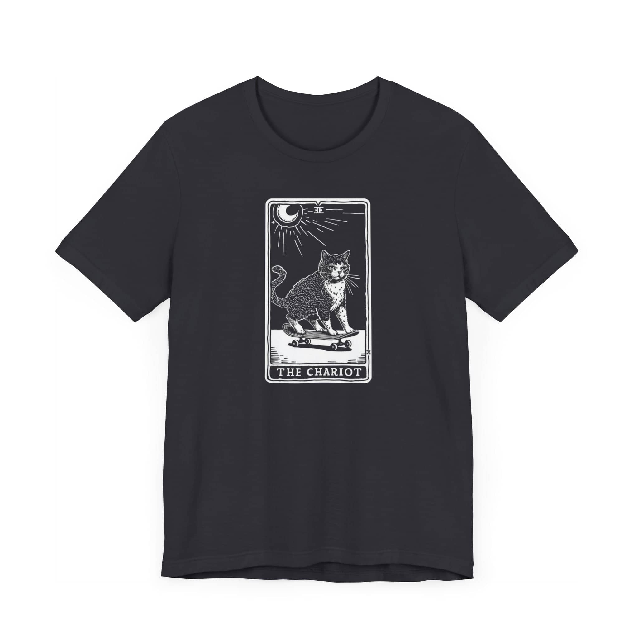 The Chariot Tarot Cat T-Shirt