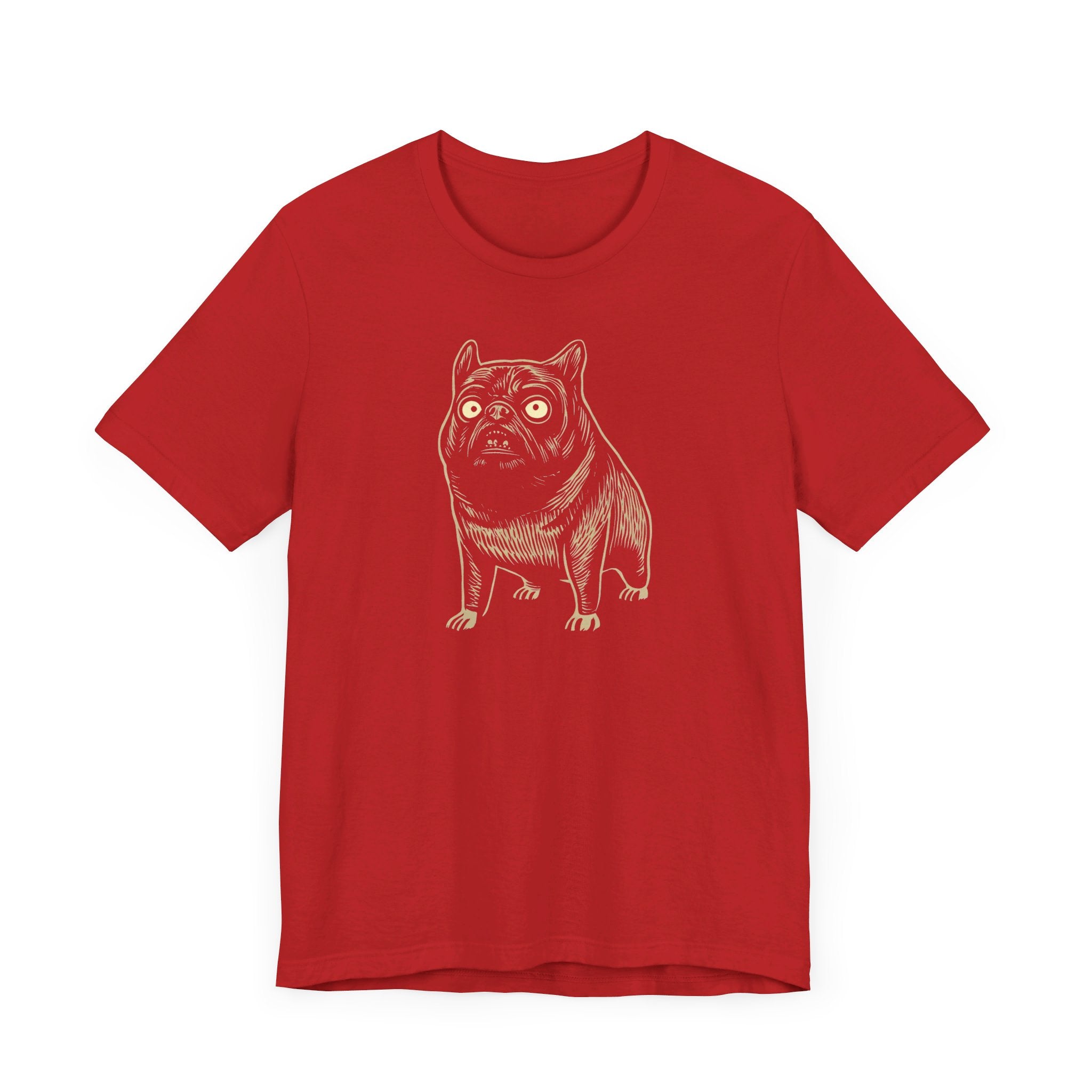 Wide-Eyed French Bulldog T-Shirt