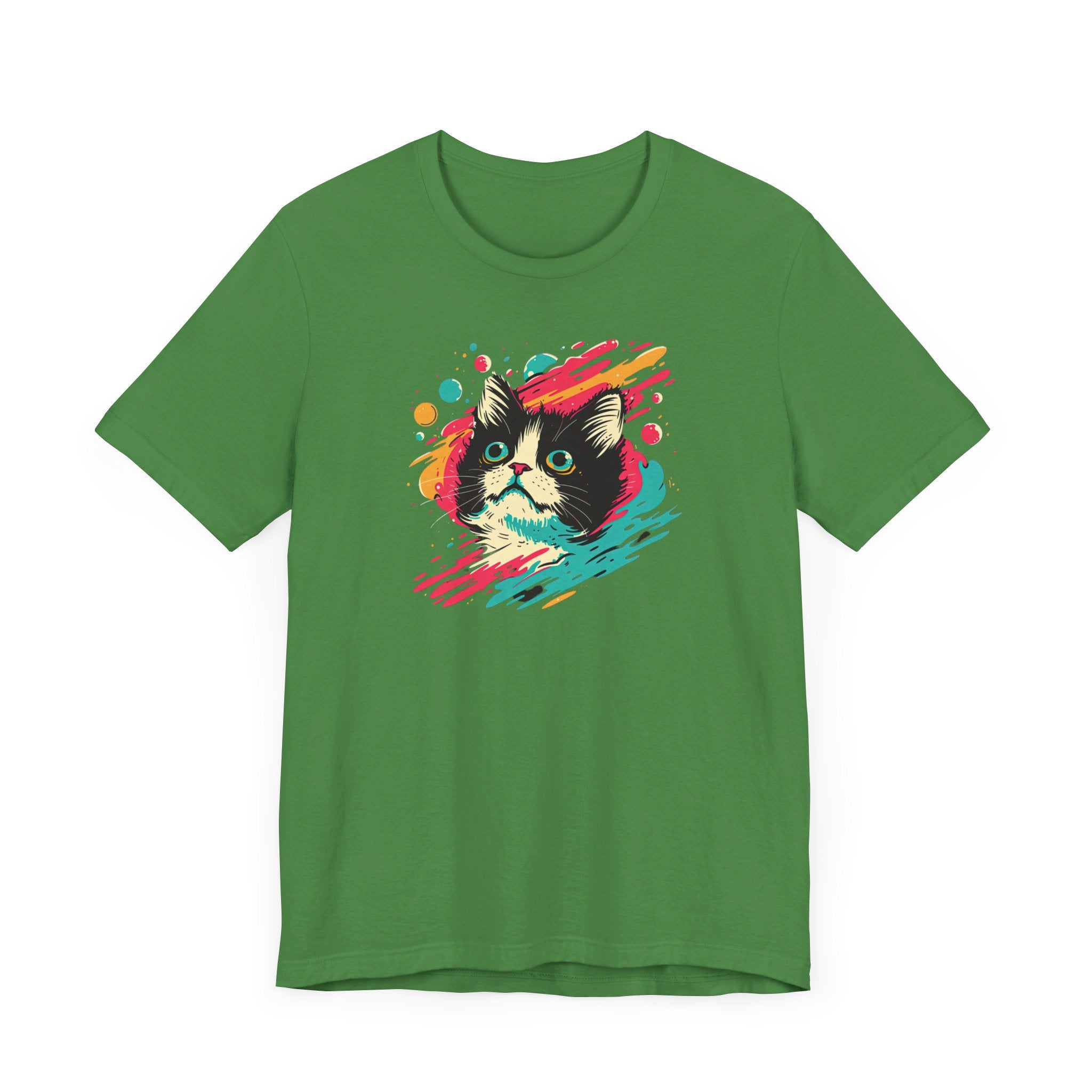 Psychedelic Cat Art T-Shirt