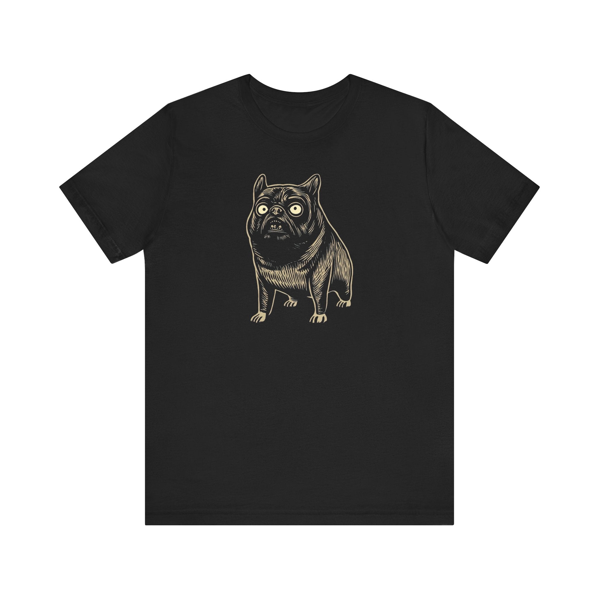 Wide-Eyed French Bulldog T-Shirt