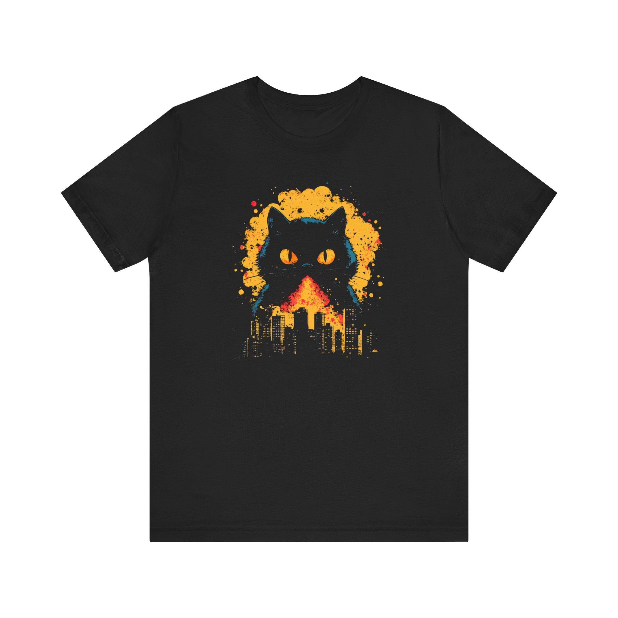 Cat Cityscape Graphic Tee