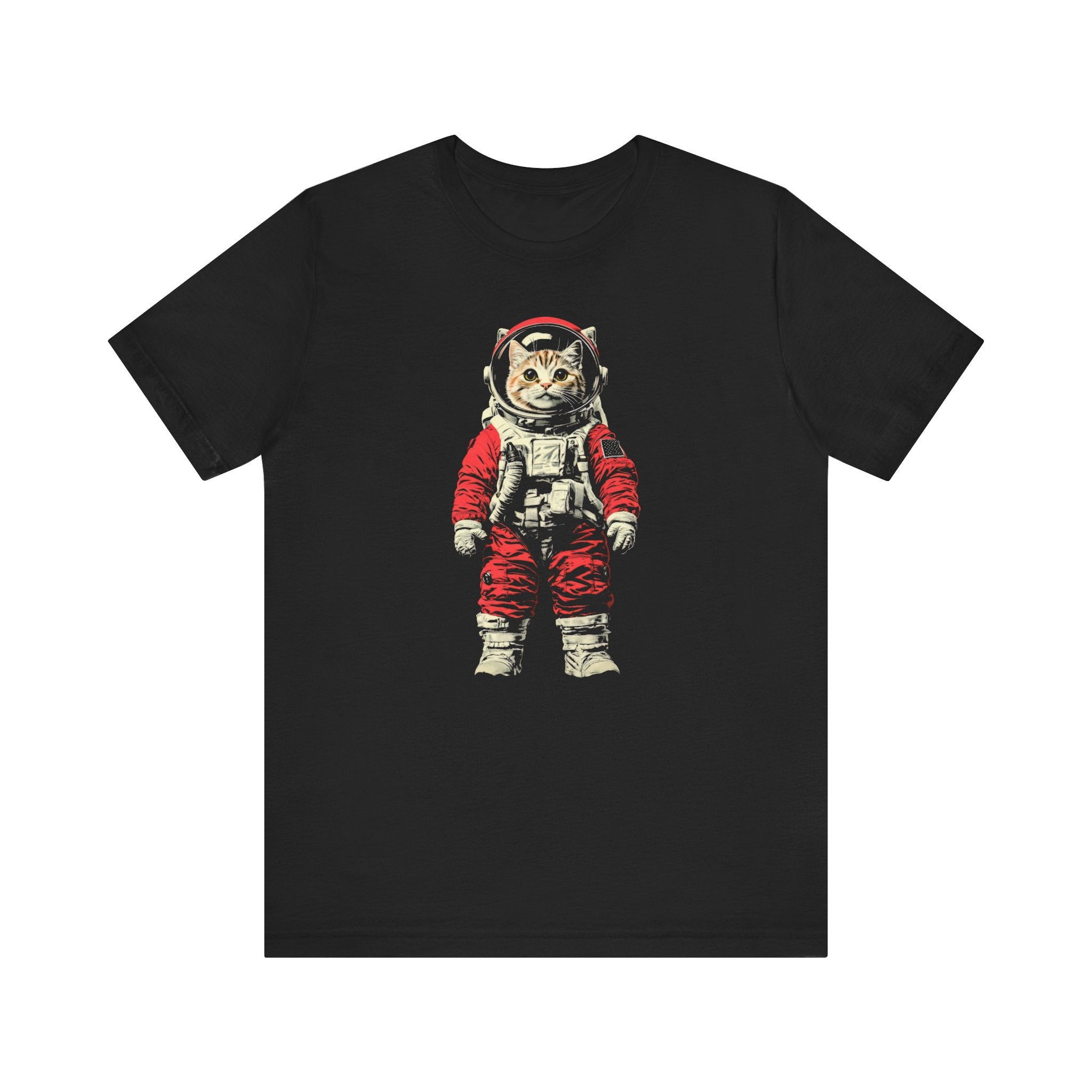 Adventurous Cat Astronaut Graphic Tee