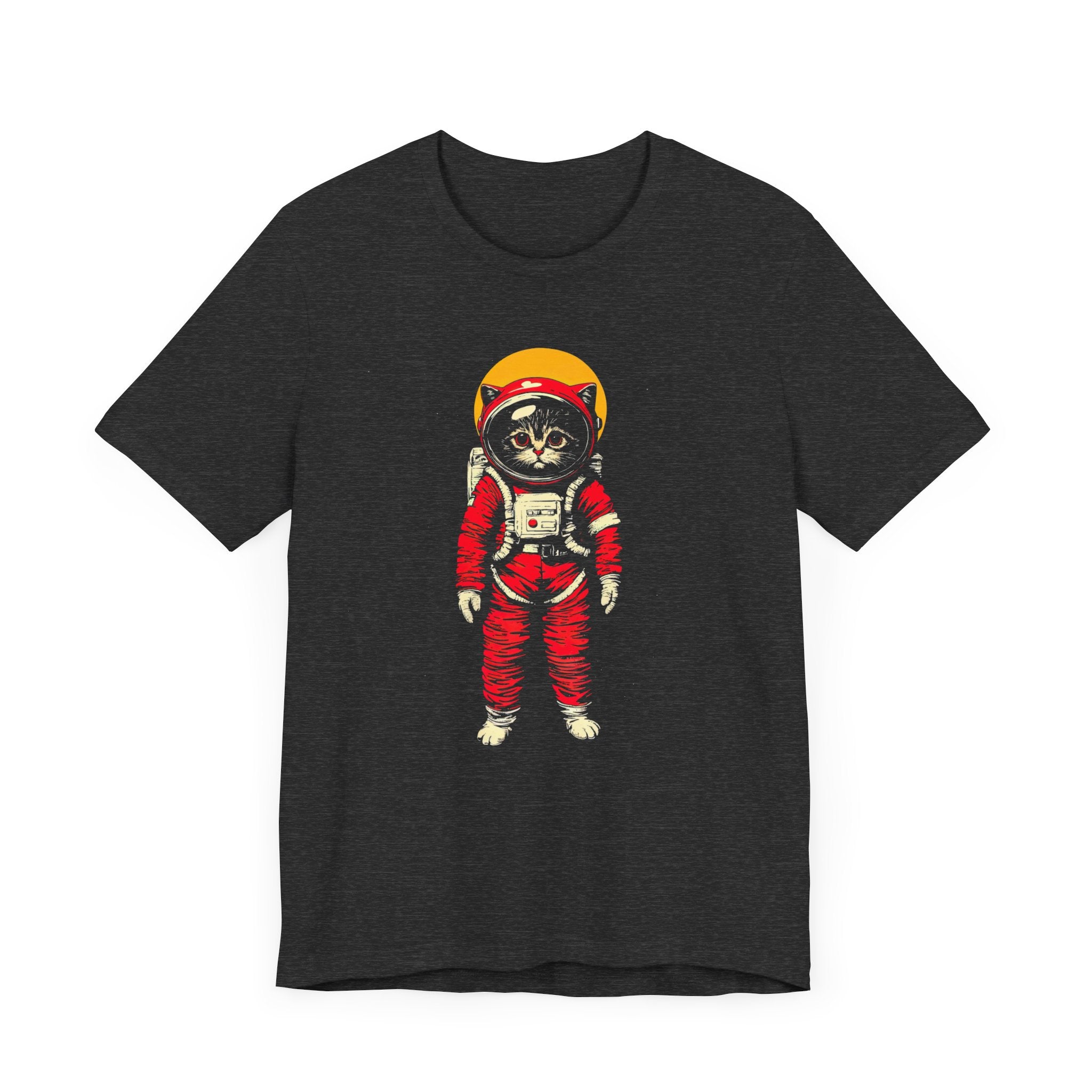 Sunset Cat Astronaut Graphic Tee