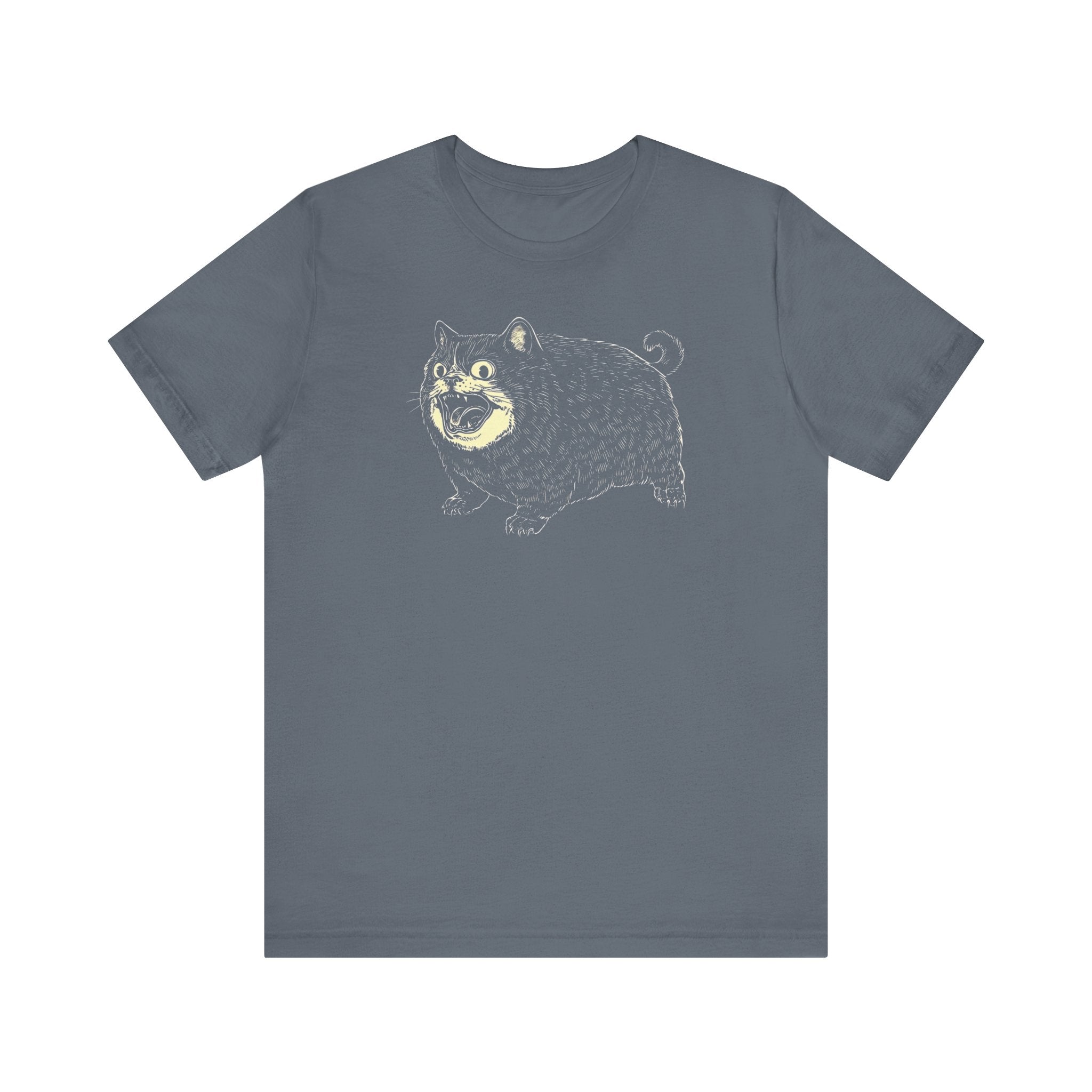 Fierce Black Cat Graphic T-Shirt