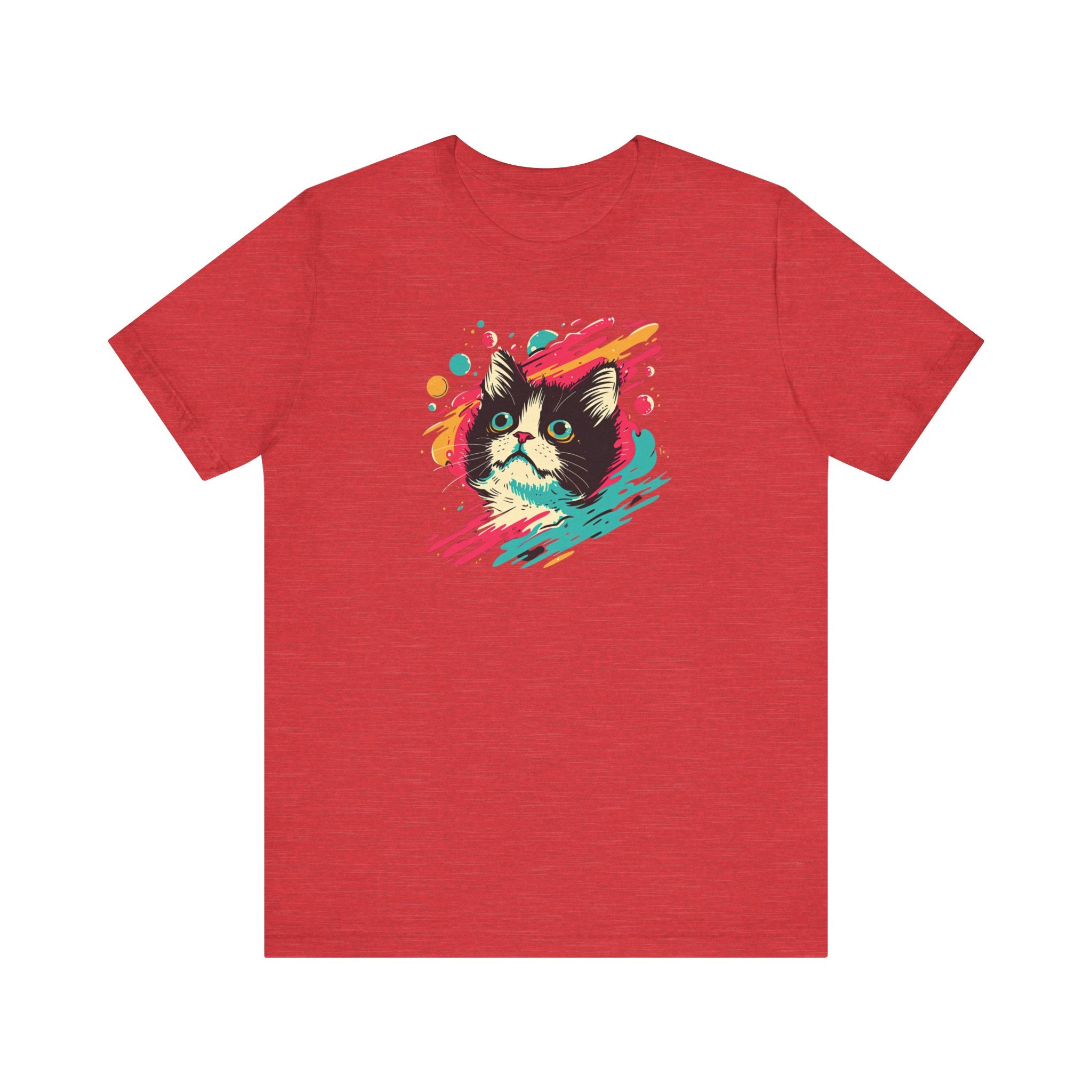 Psychedelic Cat Art T-Shirt