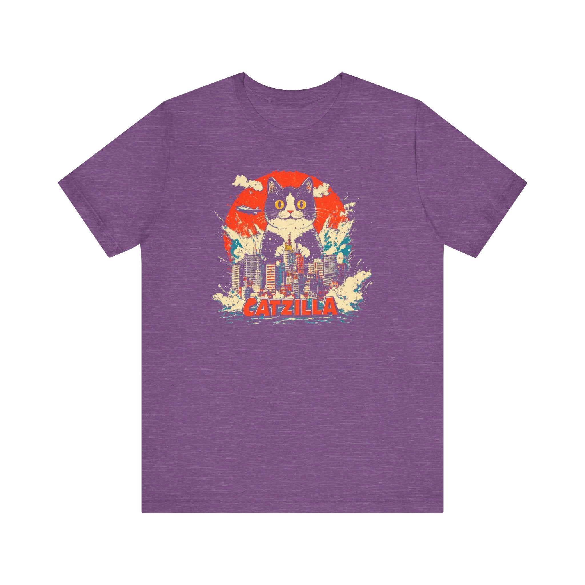 Catzilla City Smash T-Shirt Funny Cat Graphic Design