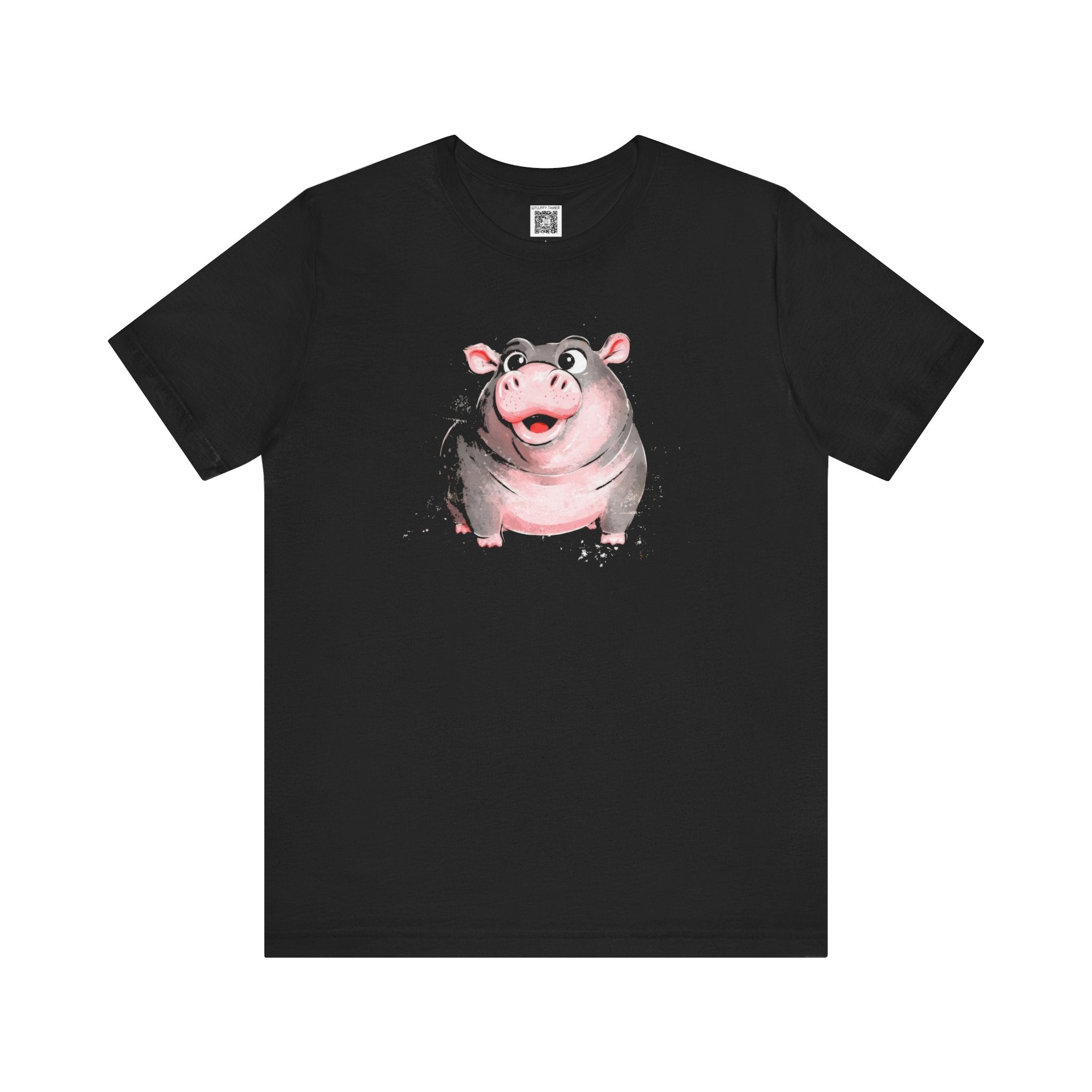 Cute Hippo Graphic T-Shirt