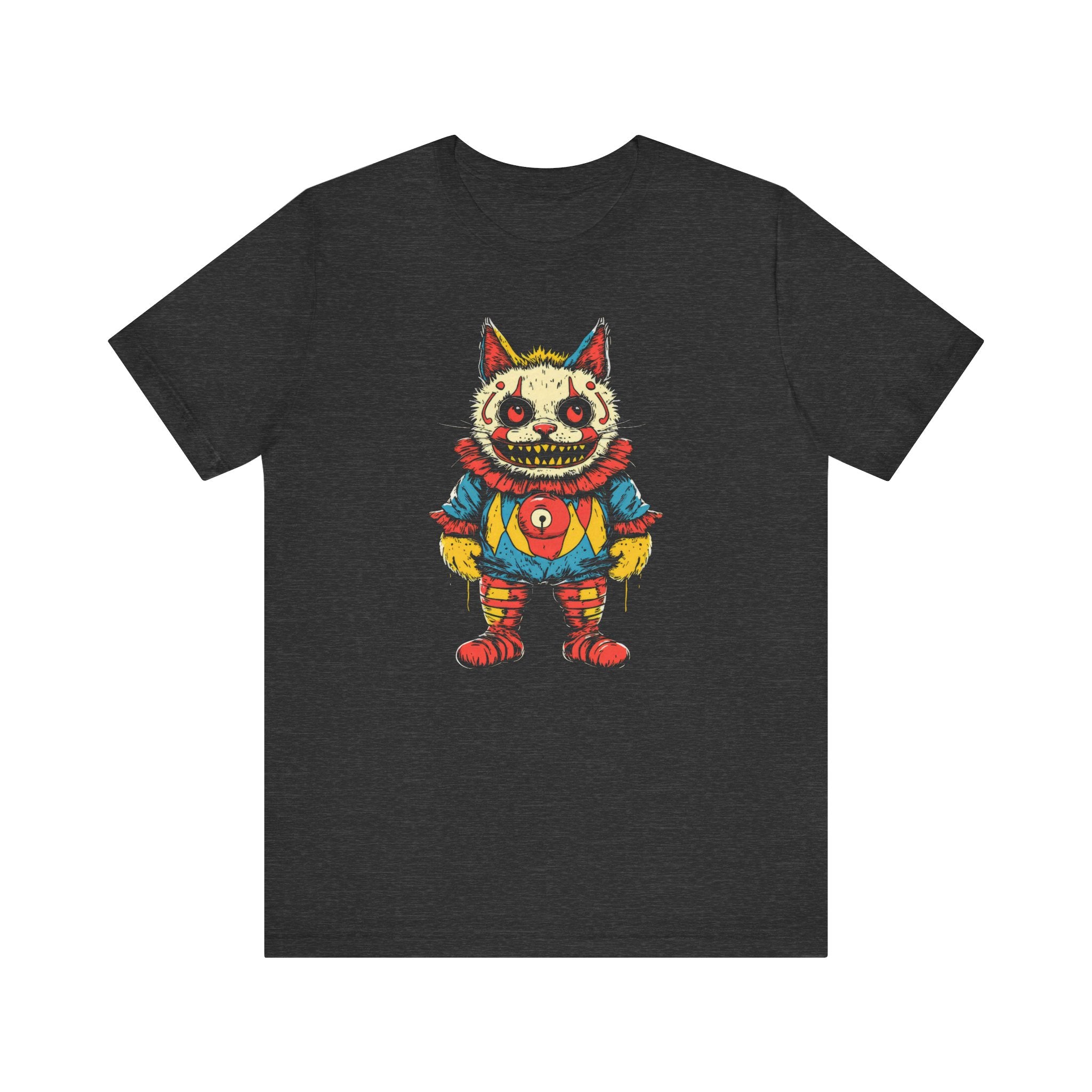 Sinister Clown Cat Graphic Tee