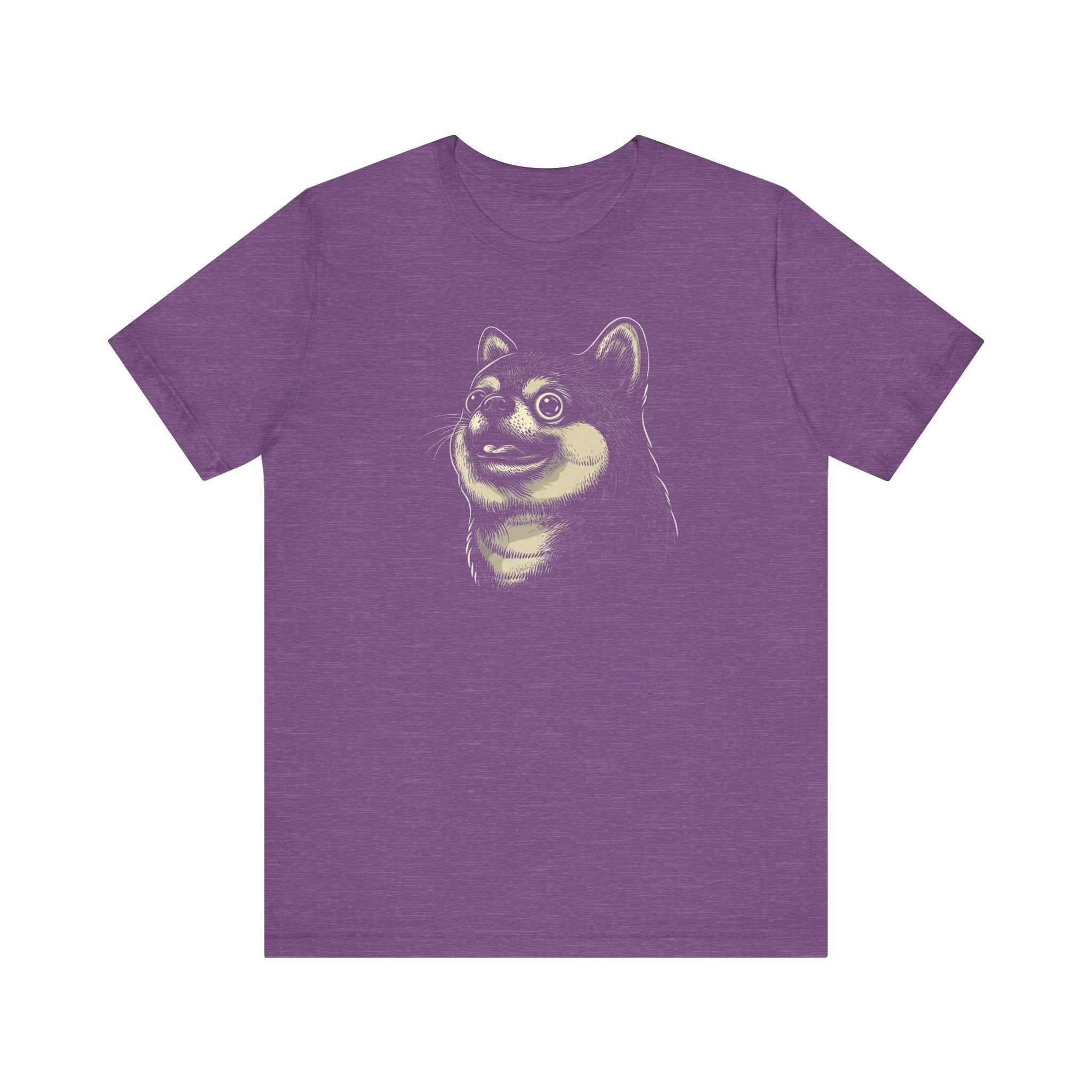 Quirky Shiba Inu Face T-Shirt