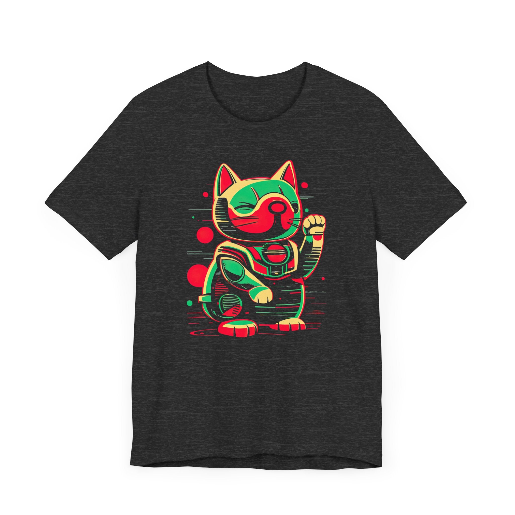 Neon Robo Cat T-Shirt