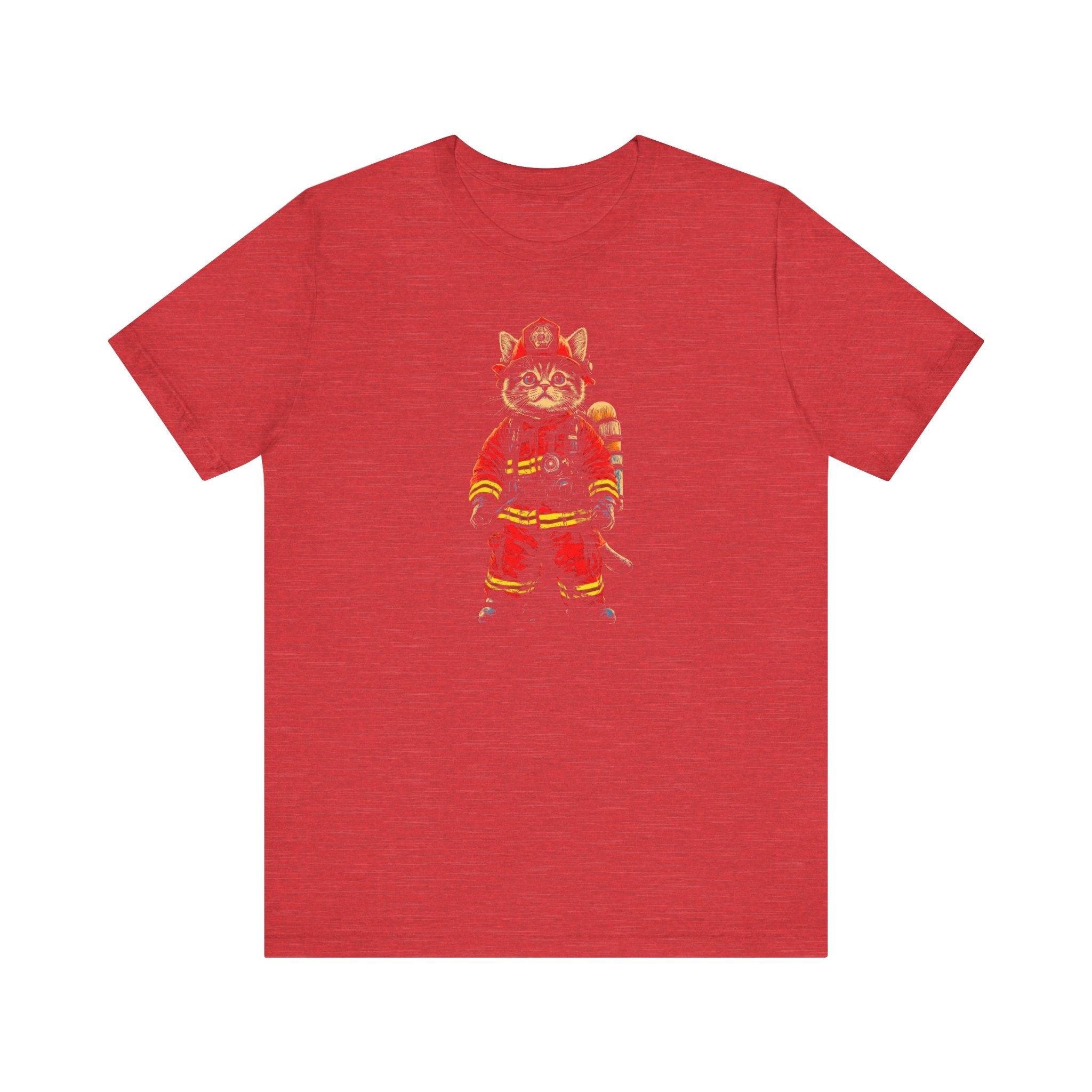 Firefighter Cat T-Shirt