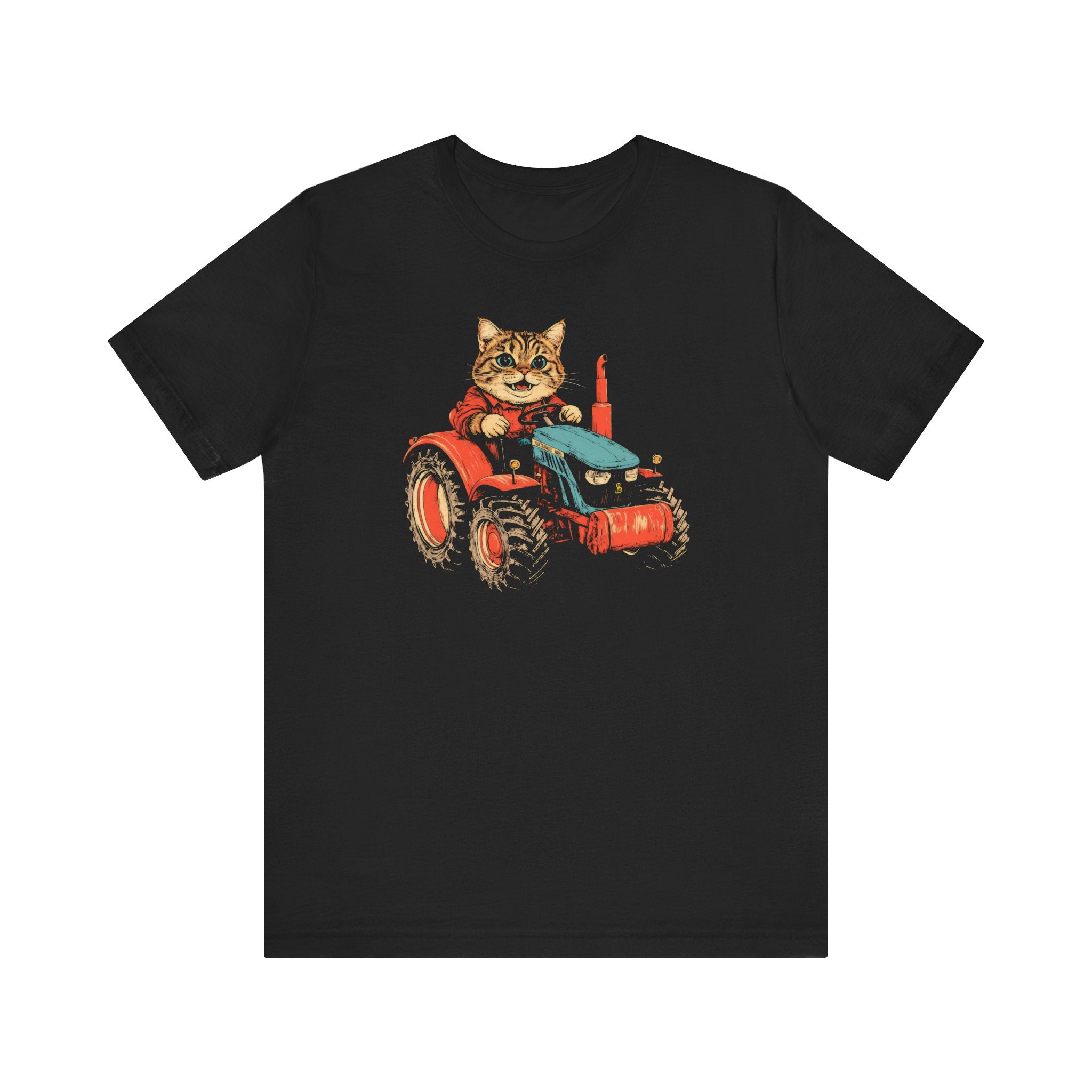 Cat on Tractor T-Shirt