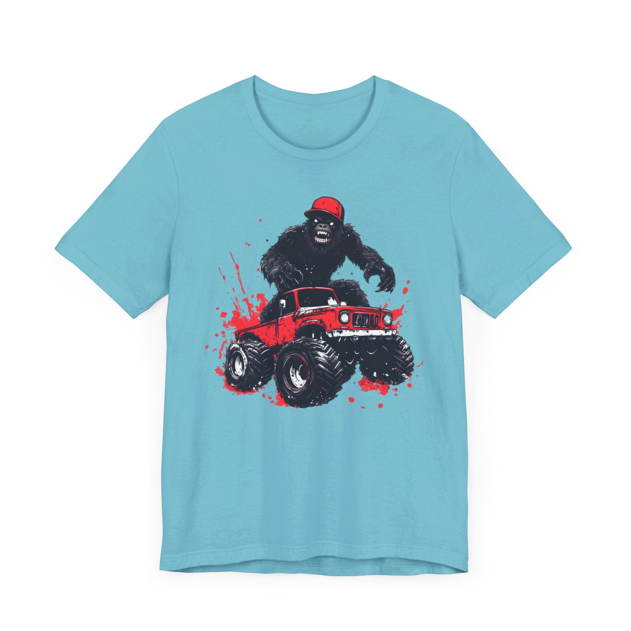 Bigfoot Monster Truck T-Shirt Funny Adventure Design