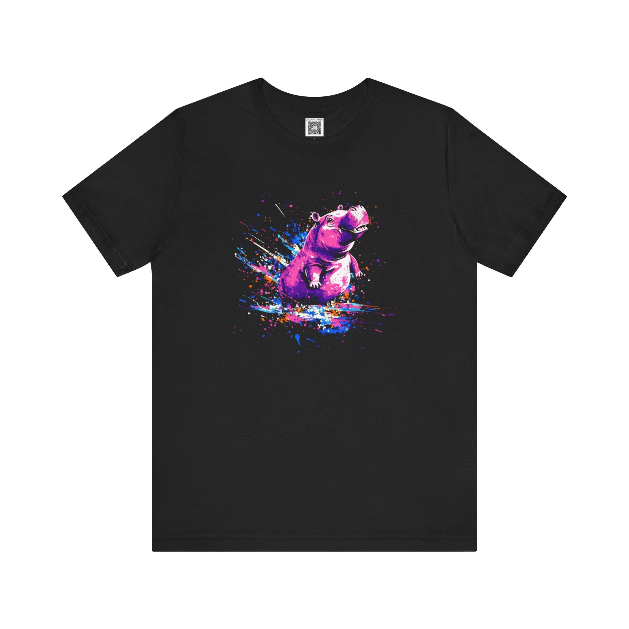 Colorful Hippo Graphic Tee