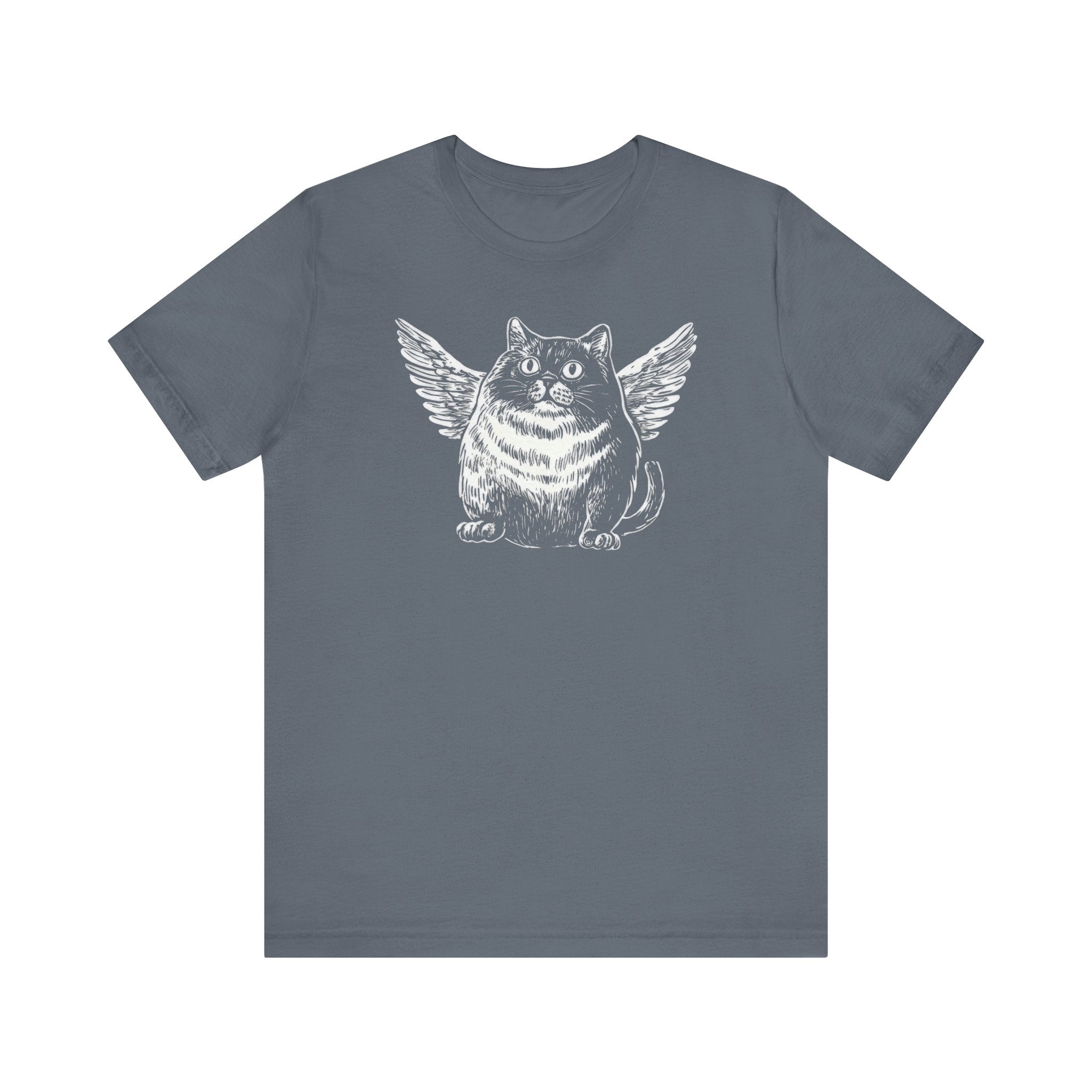 Chubby Angel Cat T-Shirt