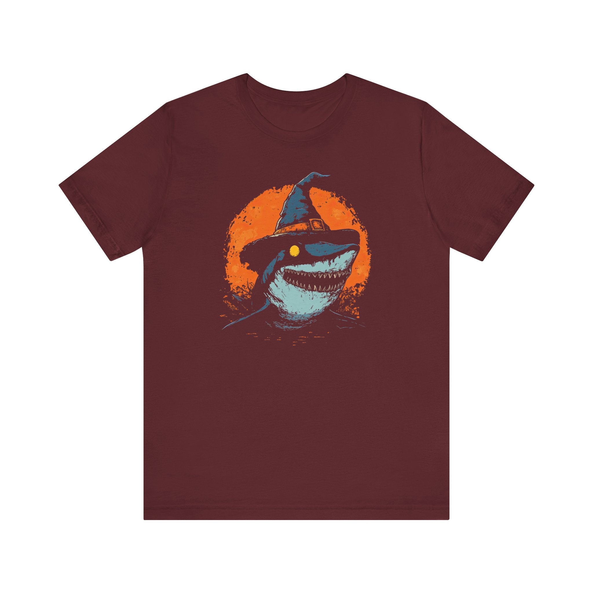 Halloween Shark T-Shirt Spooky Witch Shark Tee