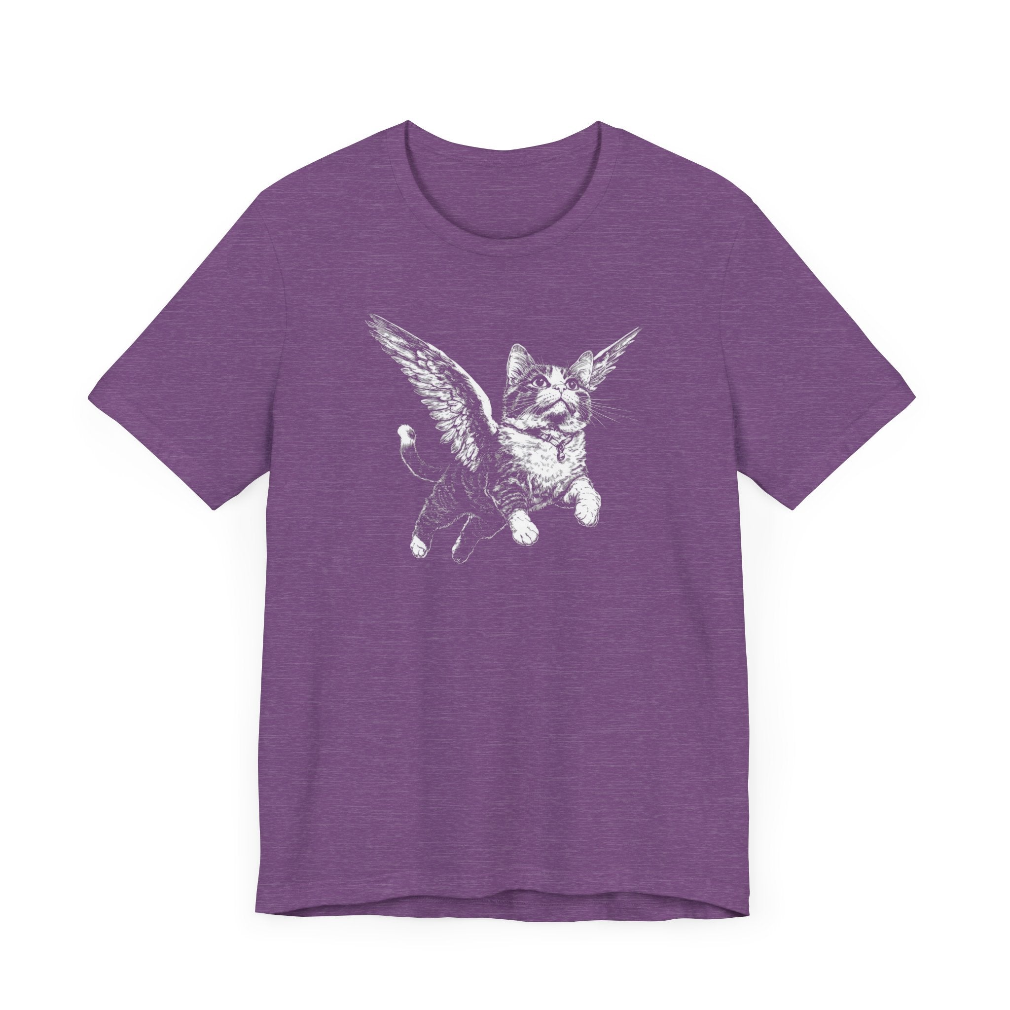 Flying Cat with Wings Graphic T-Shirt