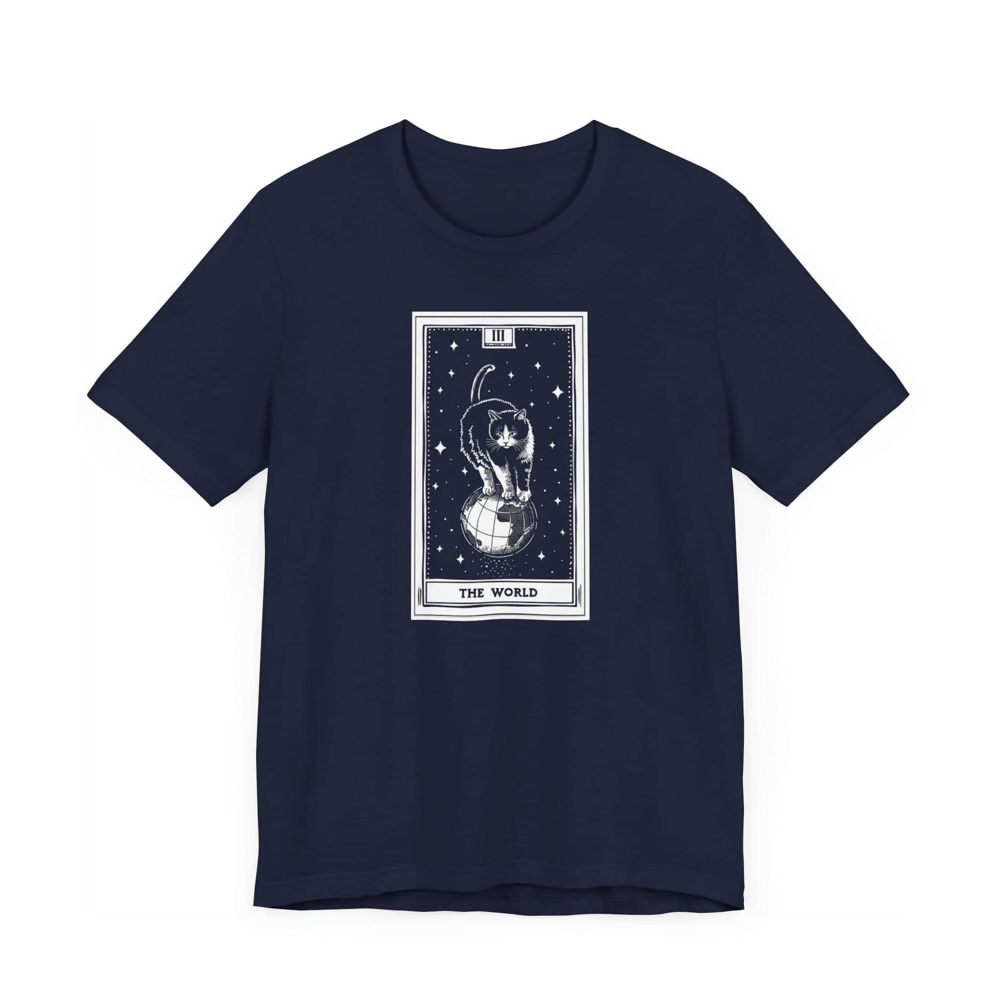 The World Tarot Cat T-Shirt