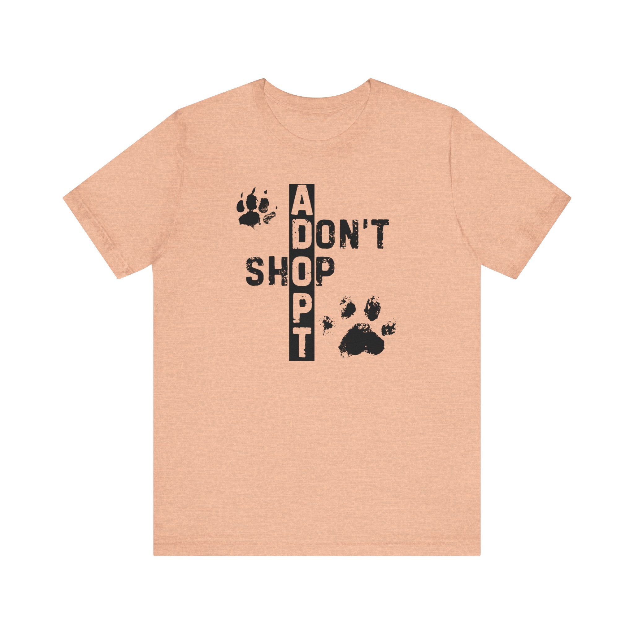 Adopt Don’t Shop T-Shirt - Paw Print Rescue Tee