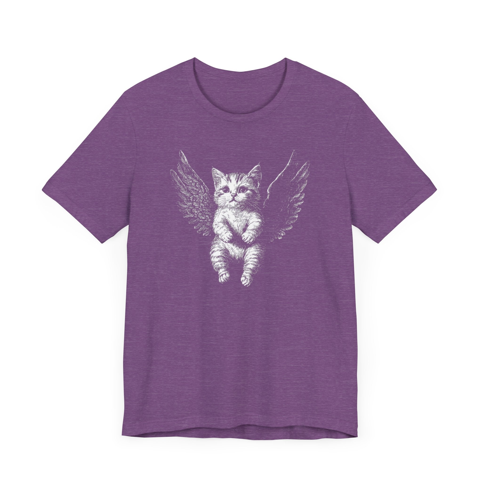 Angel Kitten with Wings Graphic T-Shirt