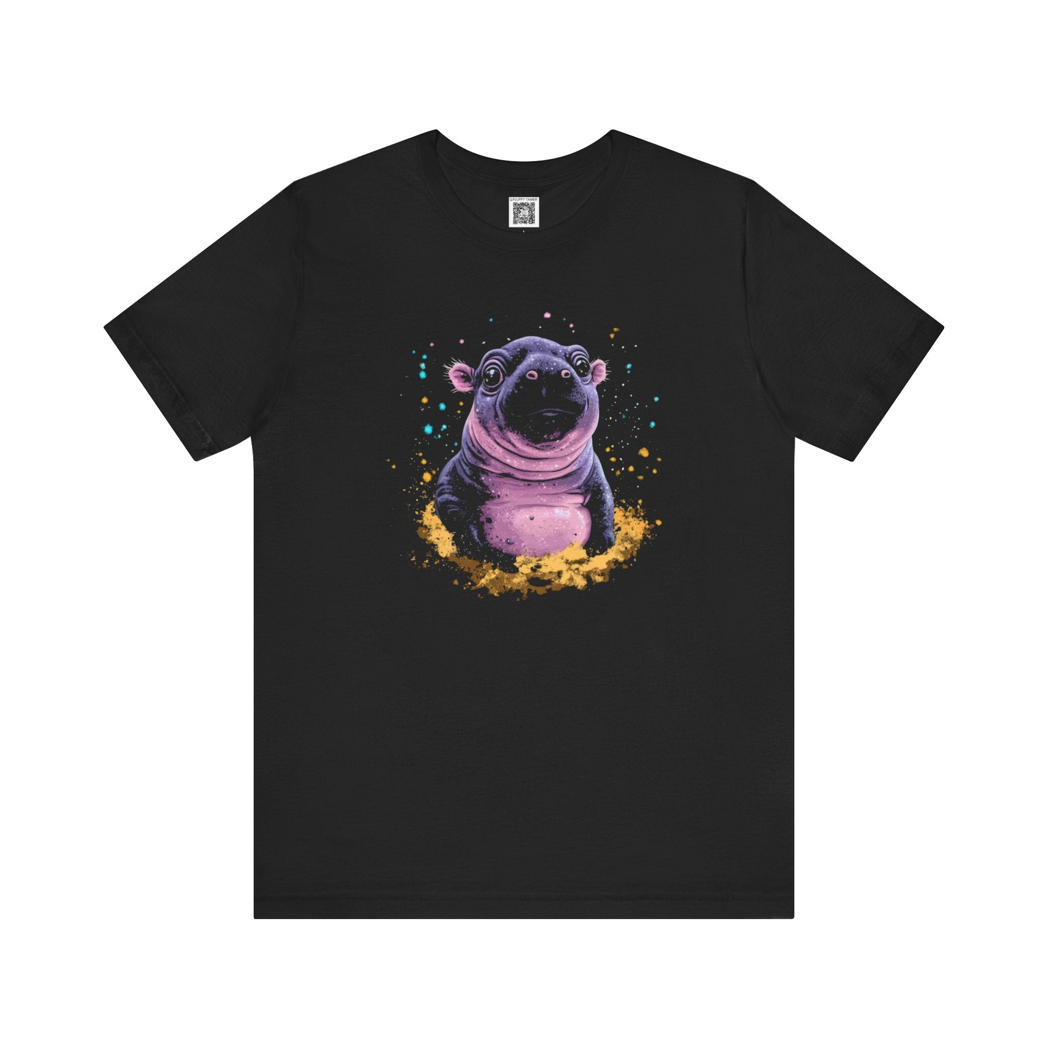 Whimsical Hippo Graphic Tee