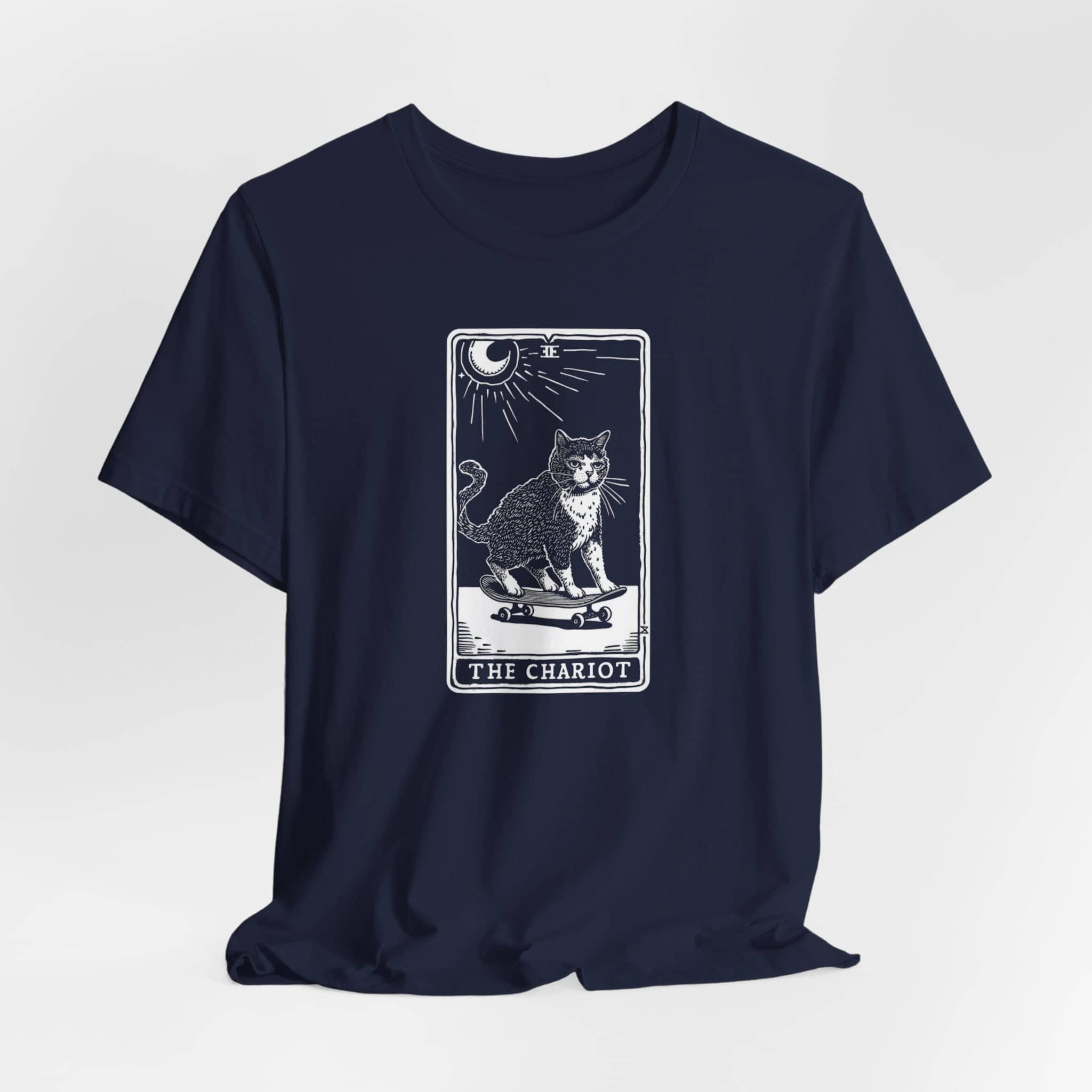 The Chariot Tarot Cat T-Shirt