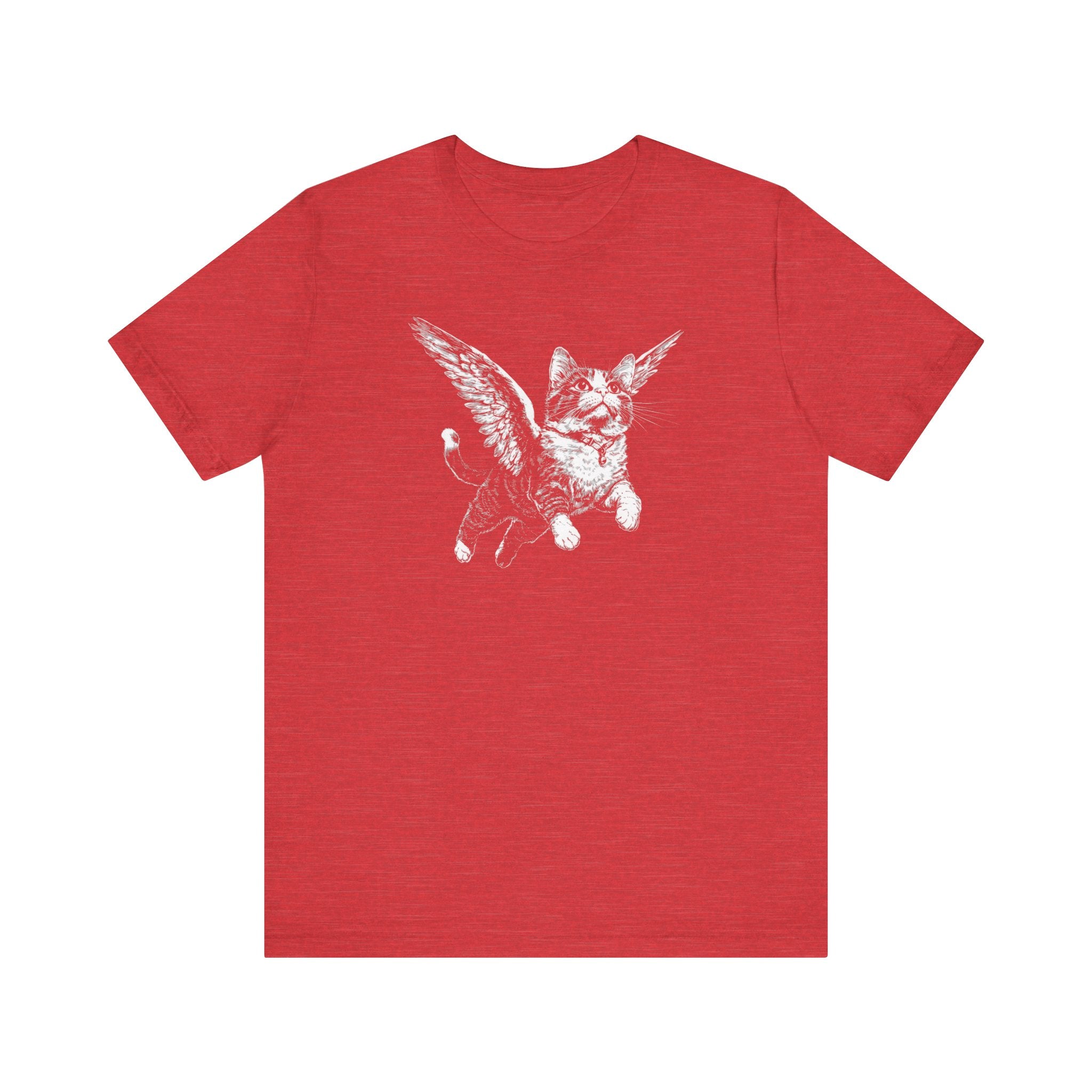 Flying Cat with Wings Graphic T-Shirt