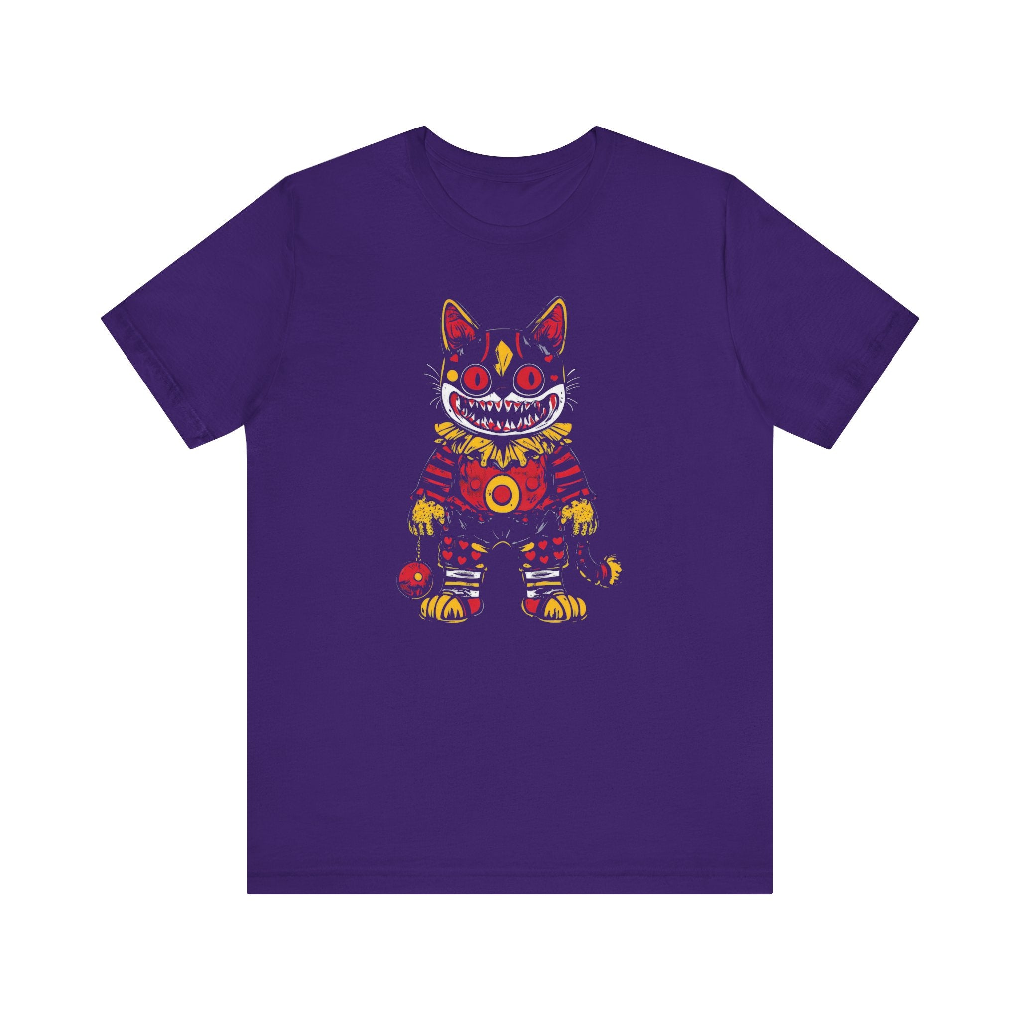 Creepy Clown Cat Graphic Tee