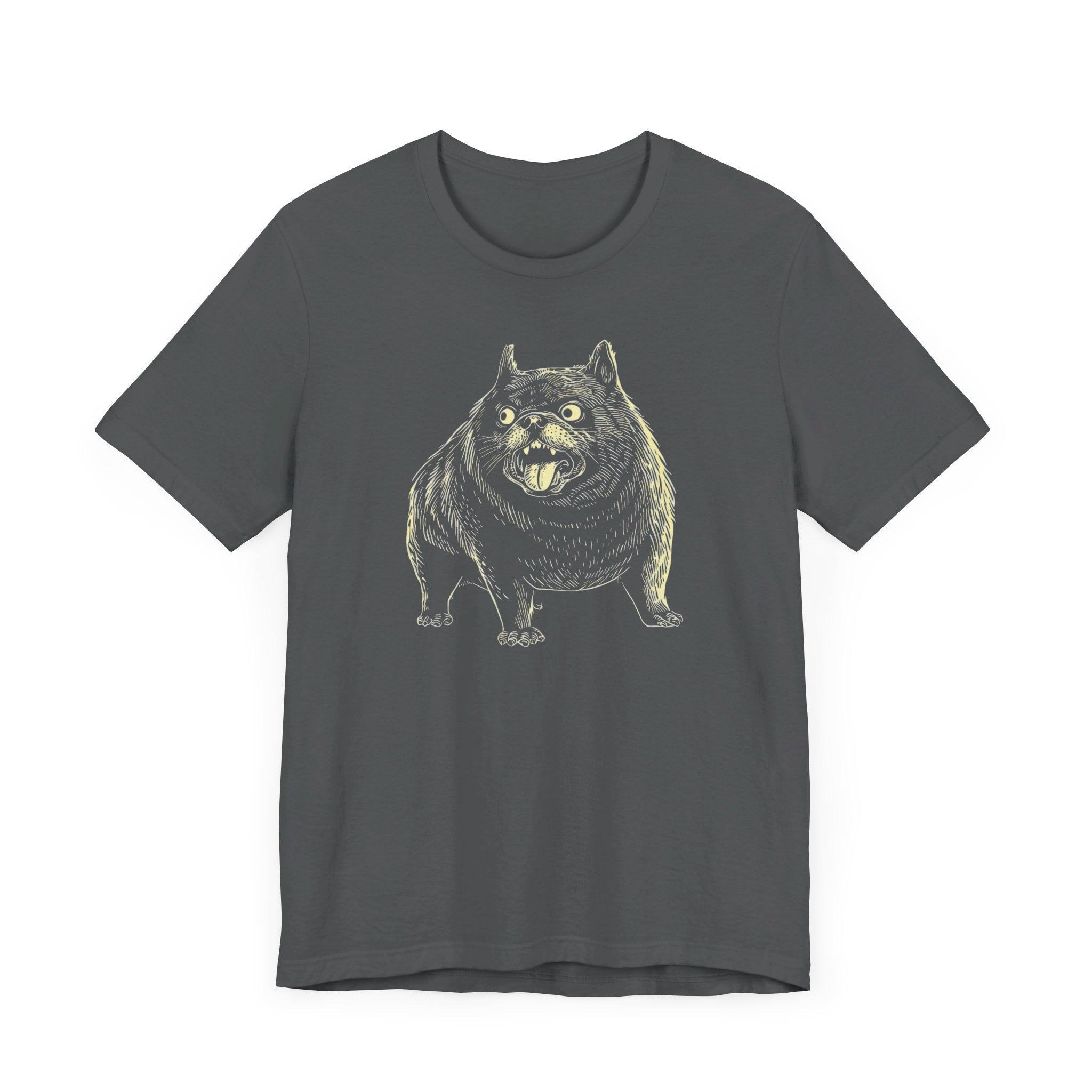 Fierce Dog Expression T-Shirt – Quirky Dog Lovers Tee