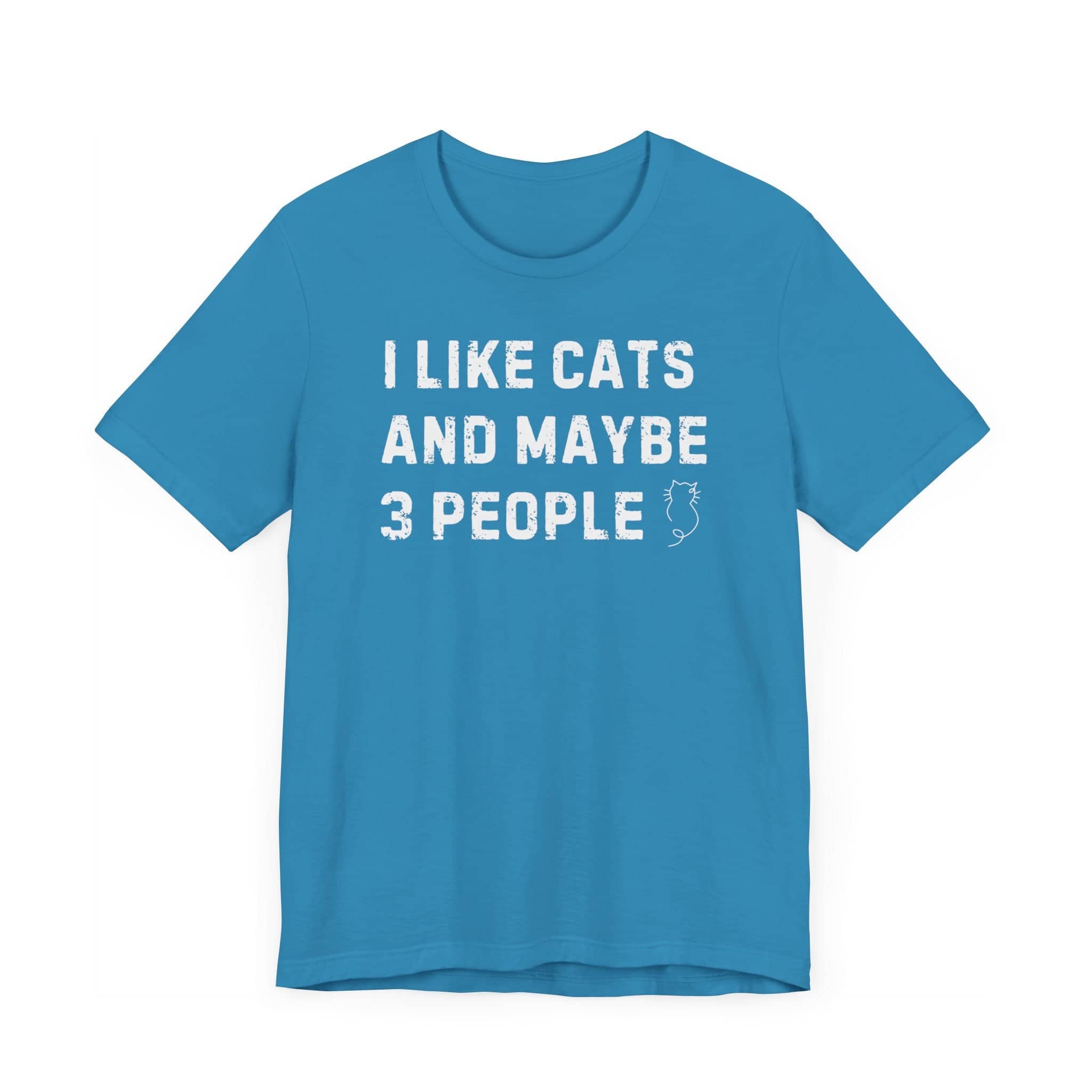 I Like Cats and Maybe 3 People T-Shirt