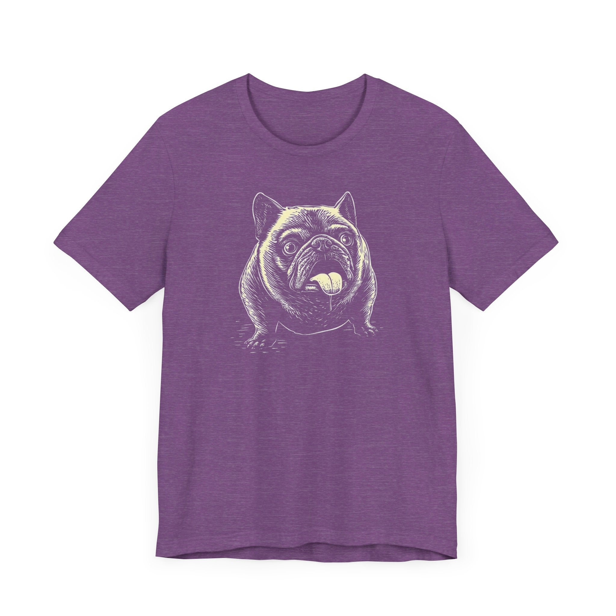 Grumpy French Bulldog Cartoon T-Shirt